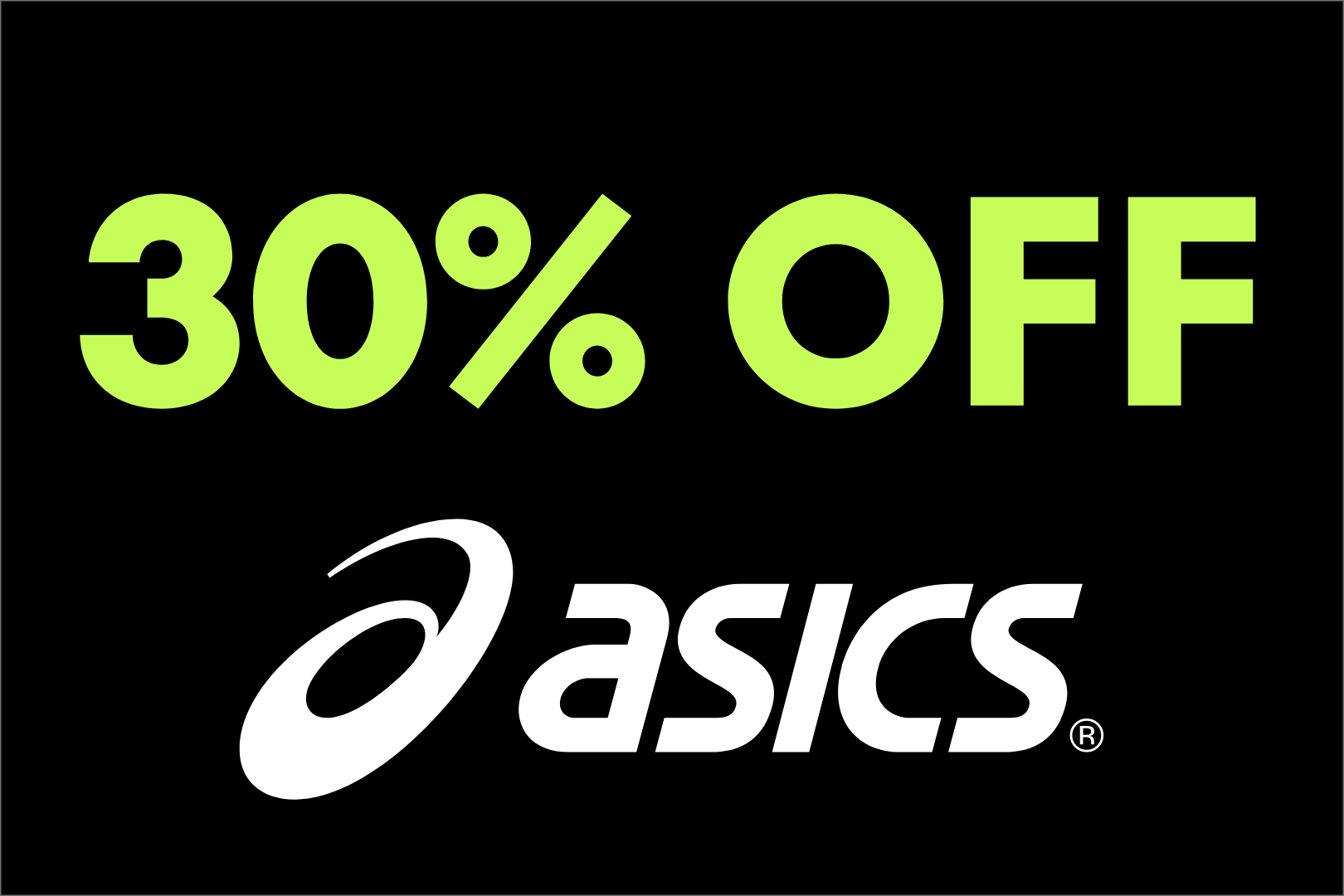 30% off asics