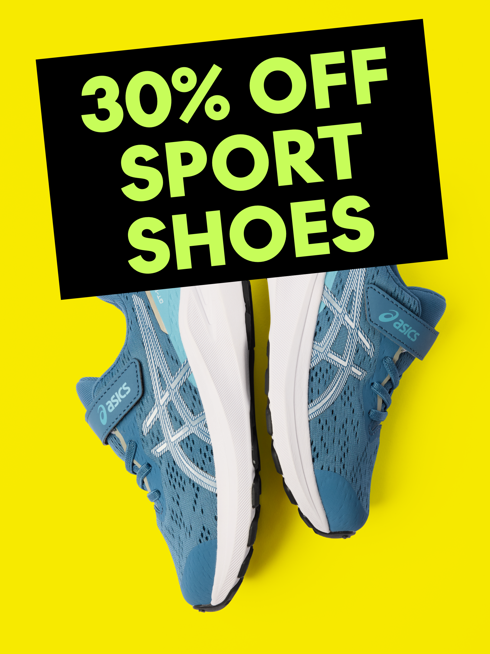 30% off sport shoes 