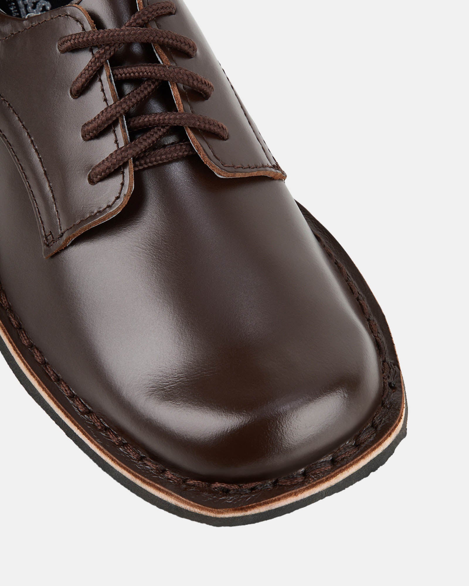 Indy Ii Jnr Brown Hi-Shine