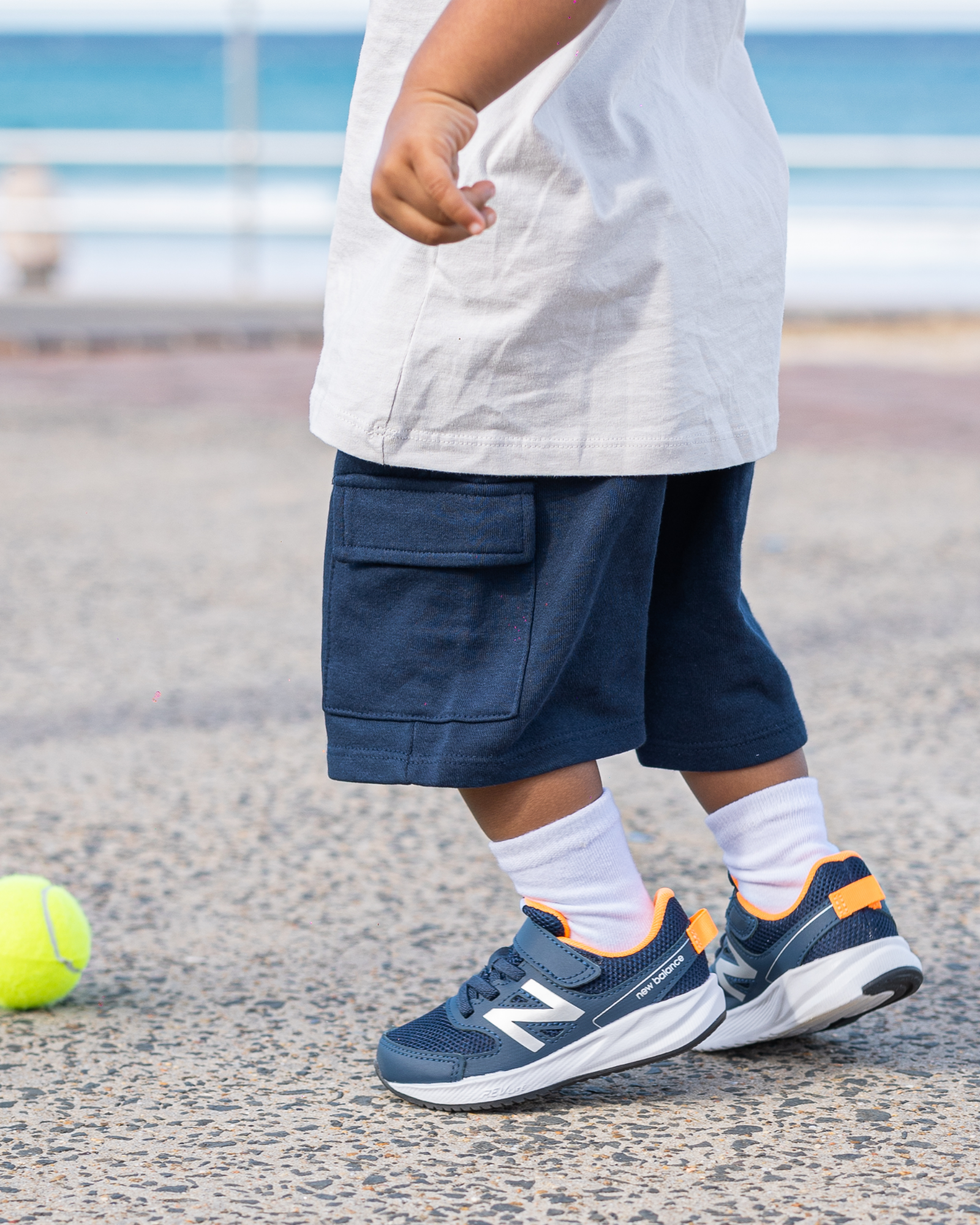 570 V3 Self-Fastening Infant Nb Navy/White