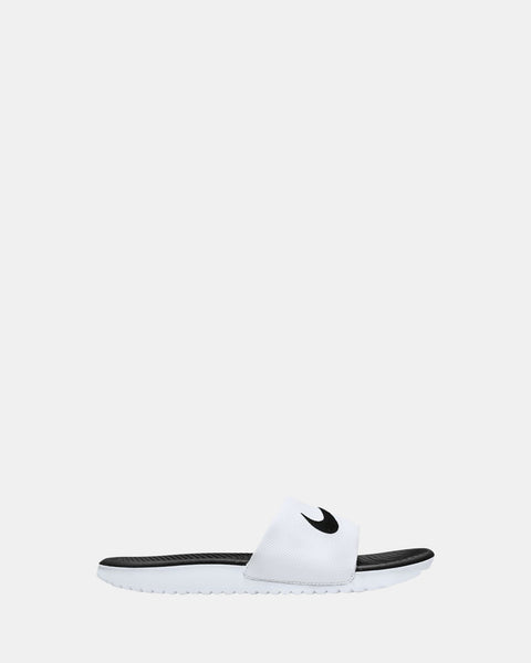 Shop Kawa Slides White Black Boys Shoes Shoes Sox