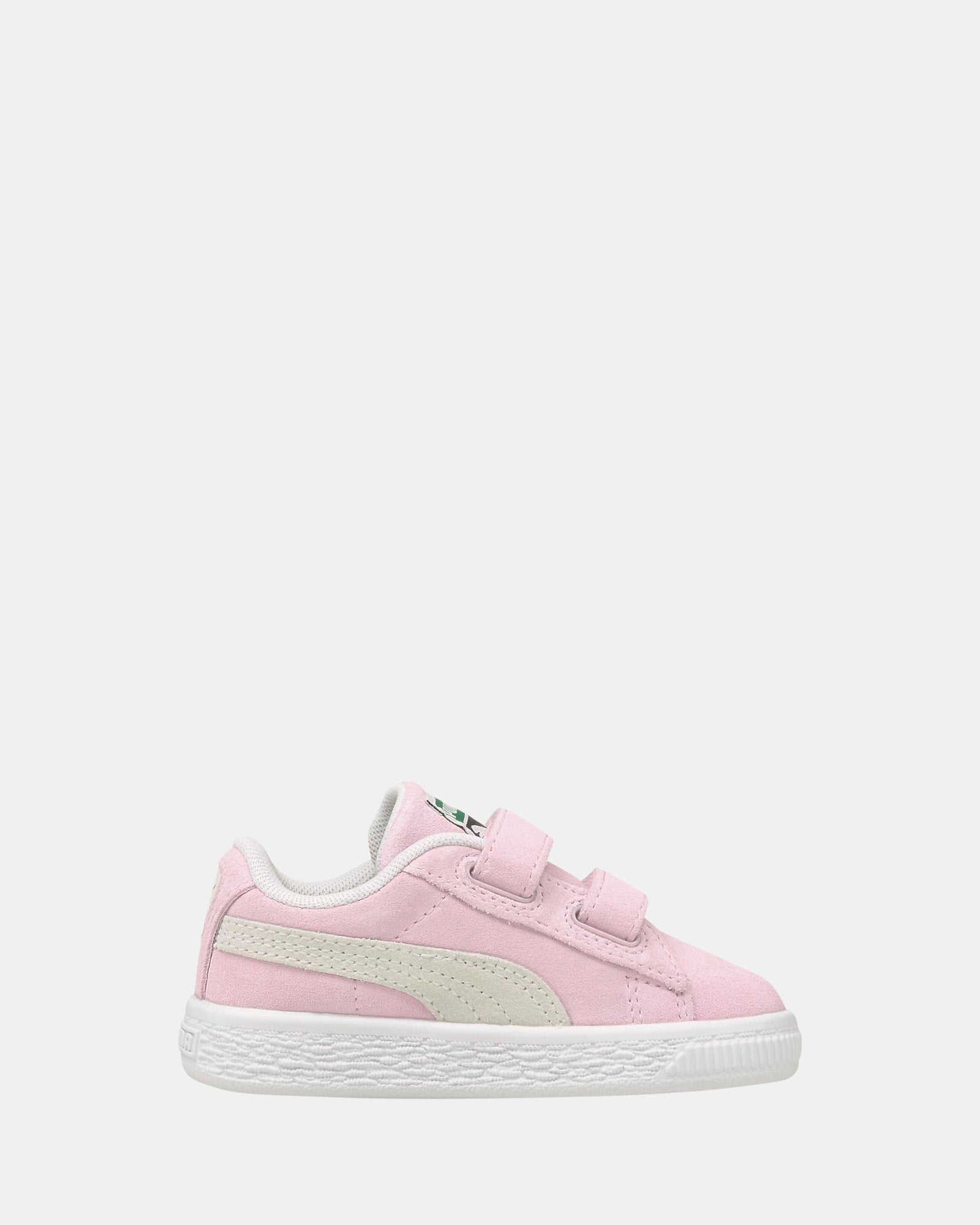 Suede Classic XXI Self-Fastening Infant Pink Lady/White