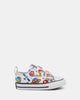 Chuck Taylor All Star 2V Space Cruiser Infant White/Red/Amarillo