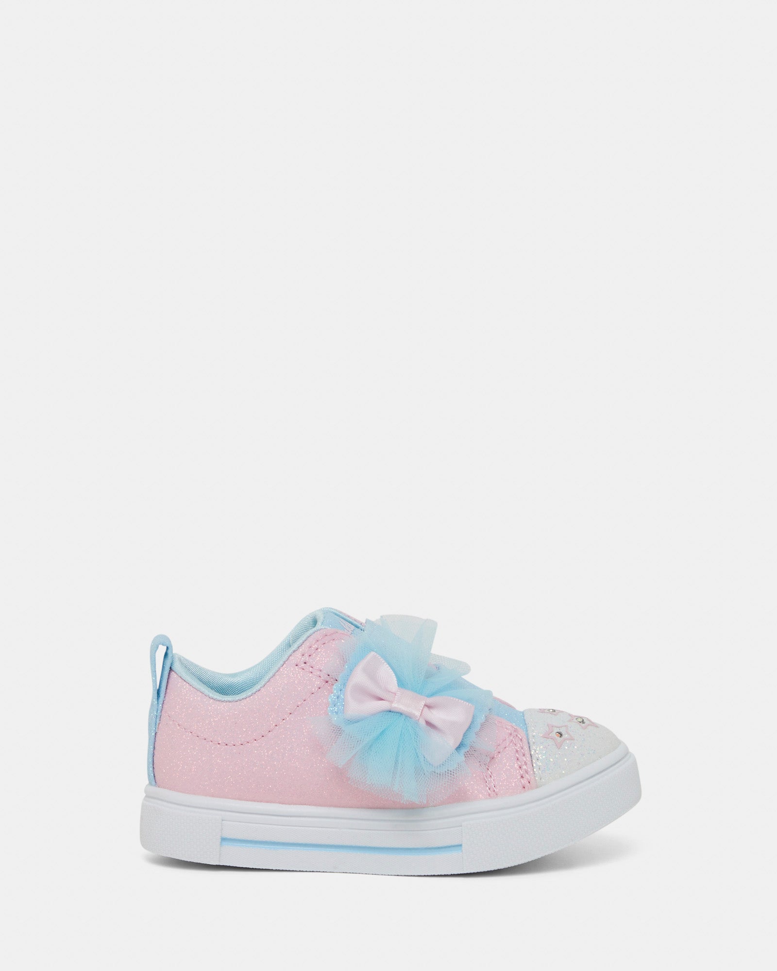 Twinkle Toes Sparks Bow Infant Pink/Light Blue