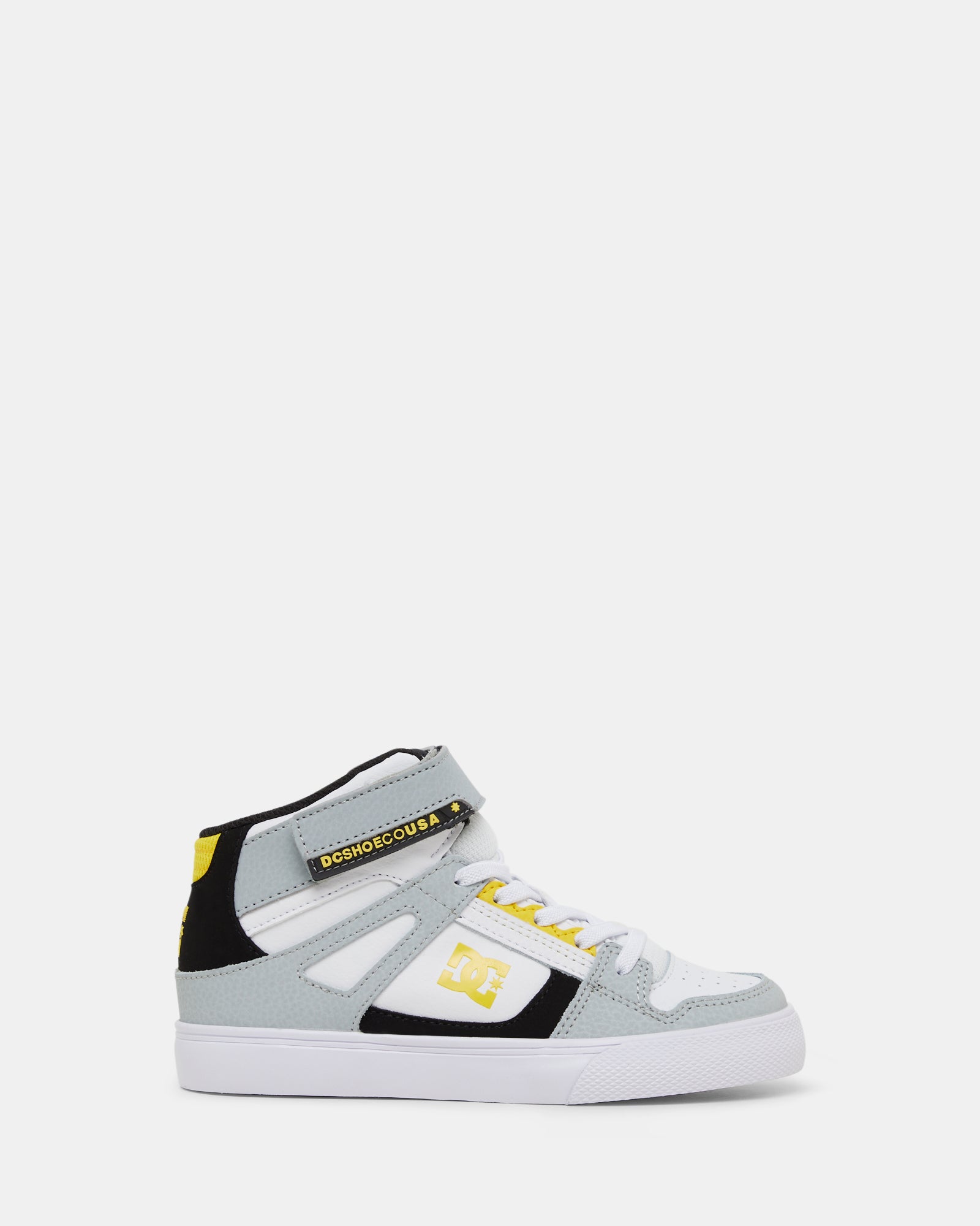 Pure High-Top EV White/Grey/Yellow