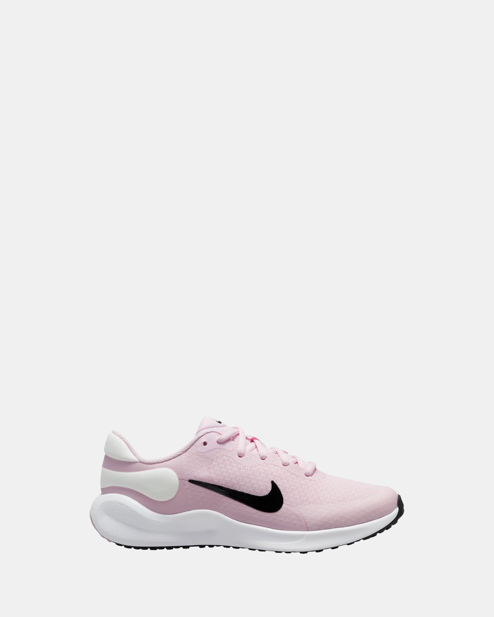 Buy Nike Revolution Grade School Pink Foam/Black/White Shoes Sox