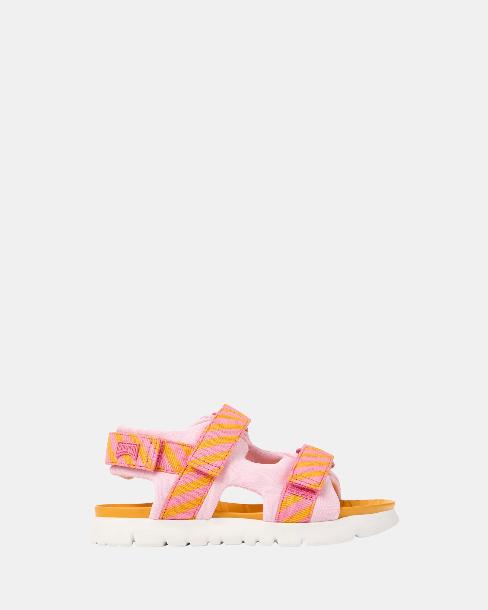 Oruga Sandal Youth Pink Stripe