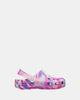 Classic Glow Marble Clog Youth Pink Crush/Multi