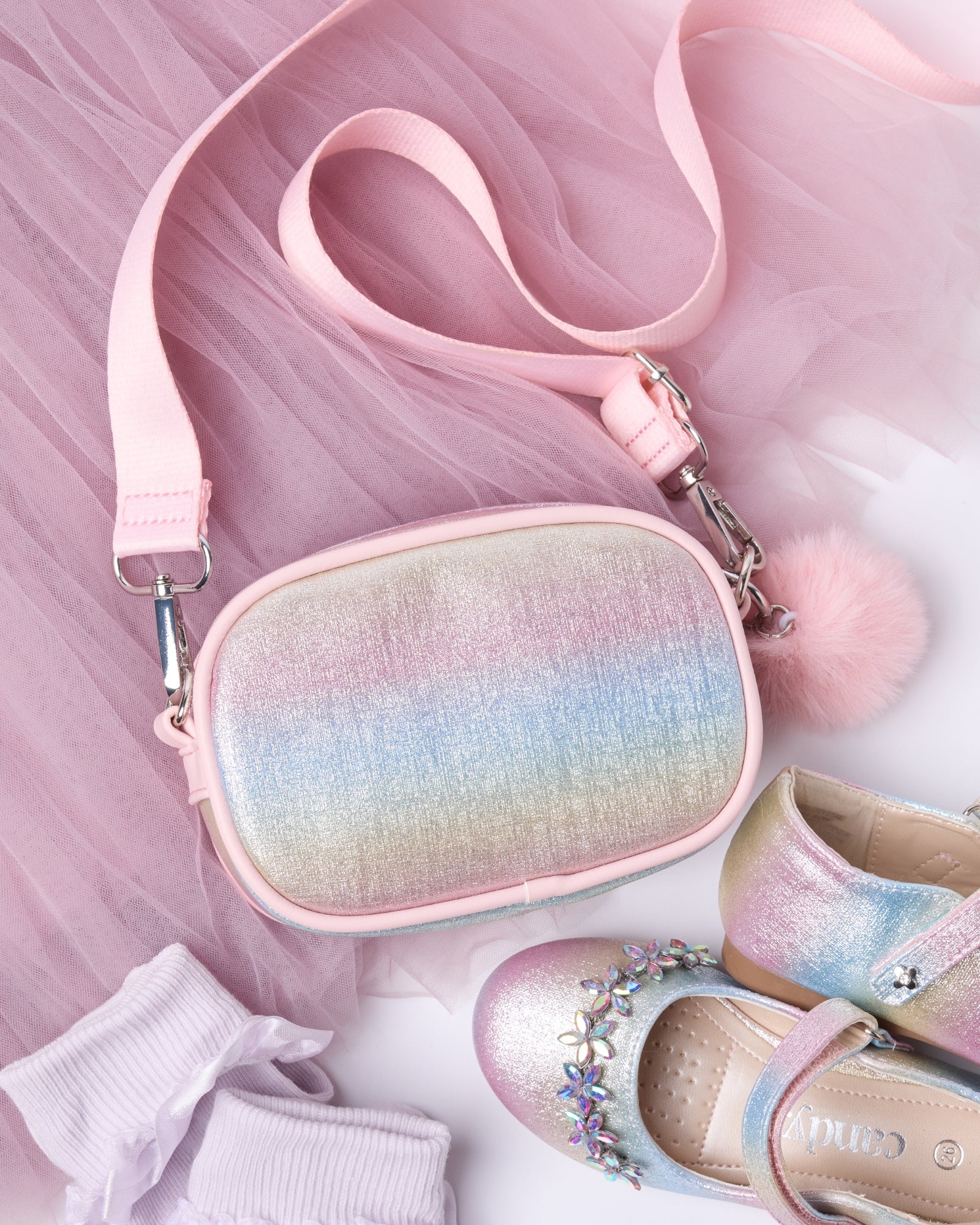 Cammi Sparkle Mini Bag Rainbow Sparkle