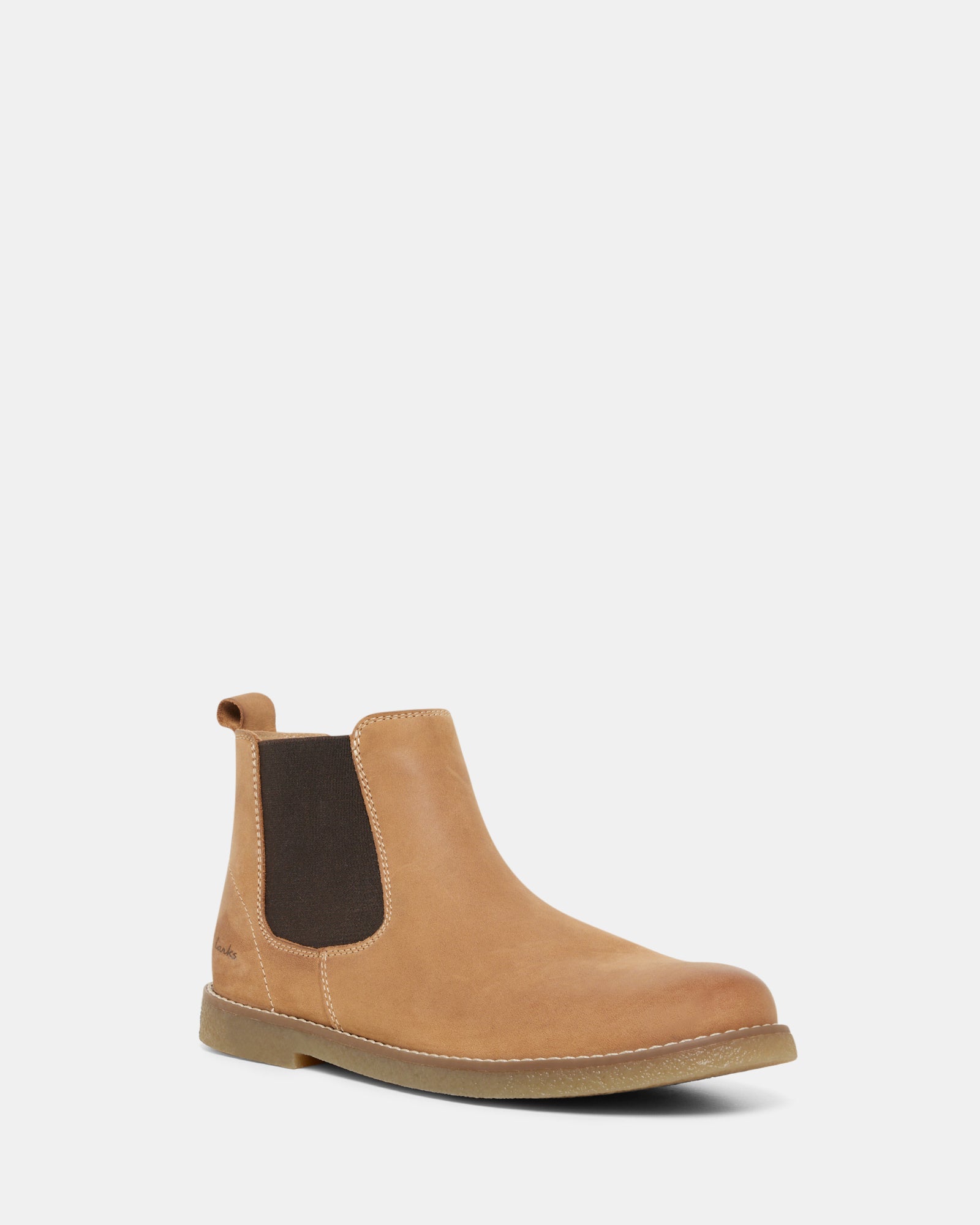 Clarks Shoes Clarks Chelsea Boots Australia Chelsea II Tan Waxy