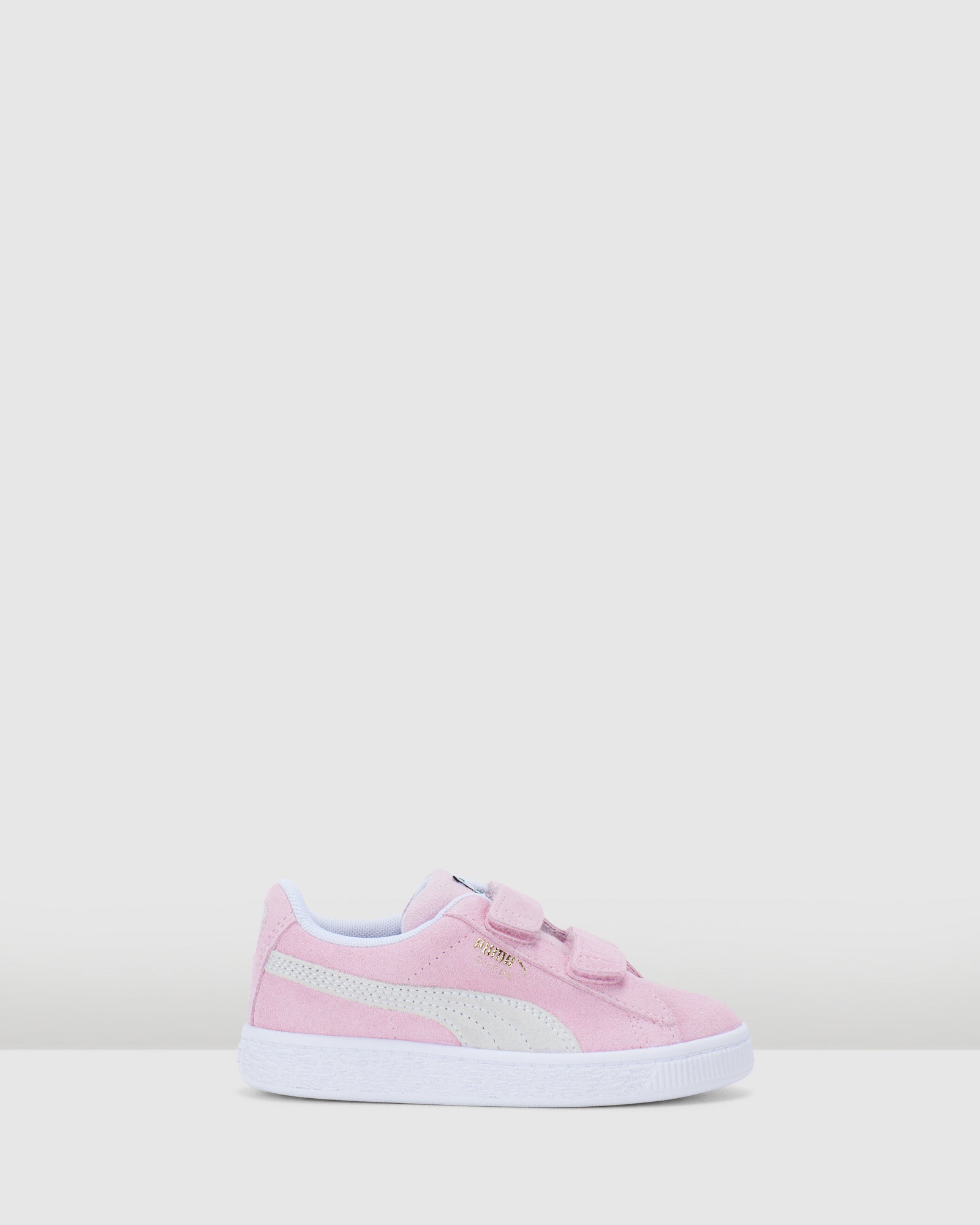 Suede Classic XXI Self-Fastening Pre-School Pink Lady/White