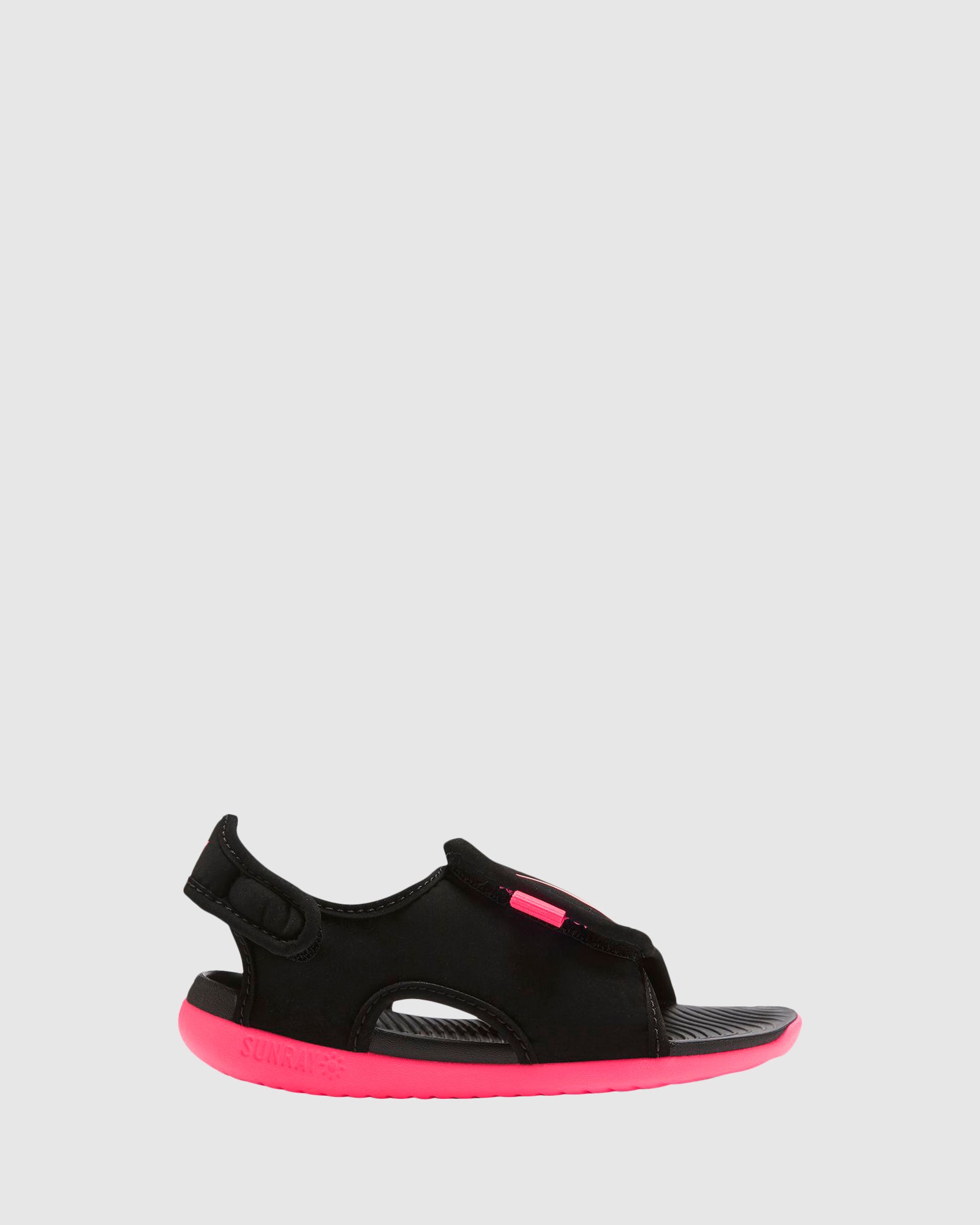 Buy Nike Sunray Adjust Infant Black/Racer Pink Shoes Sox