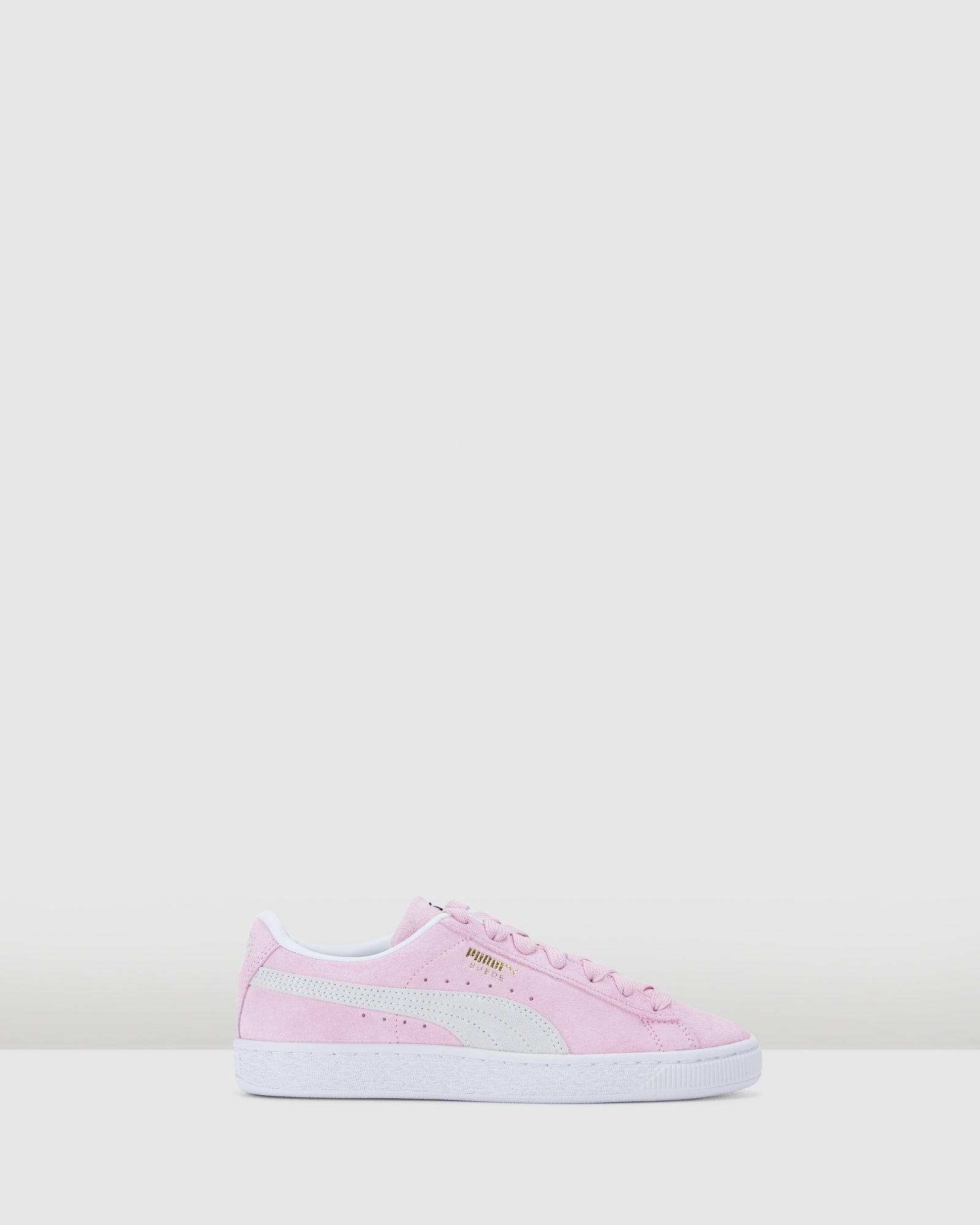 Suede Classic XXI Grade School Pink Lady/White