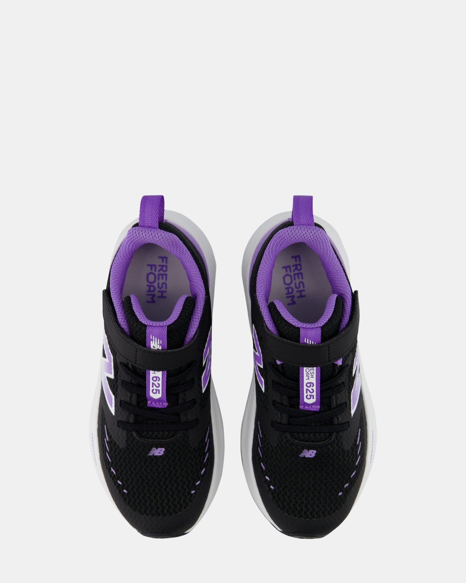 625 Self-Fastening Pre-School Black/Violet