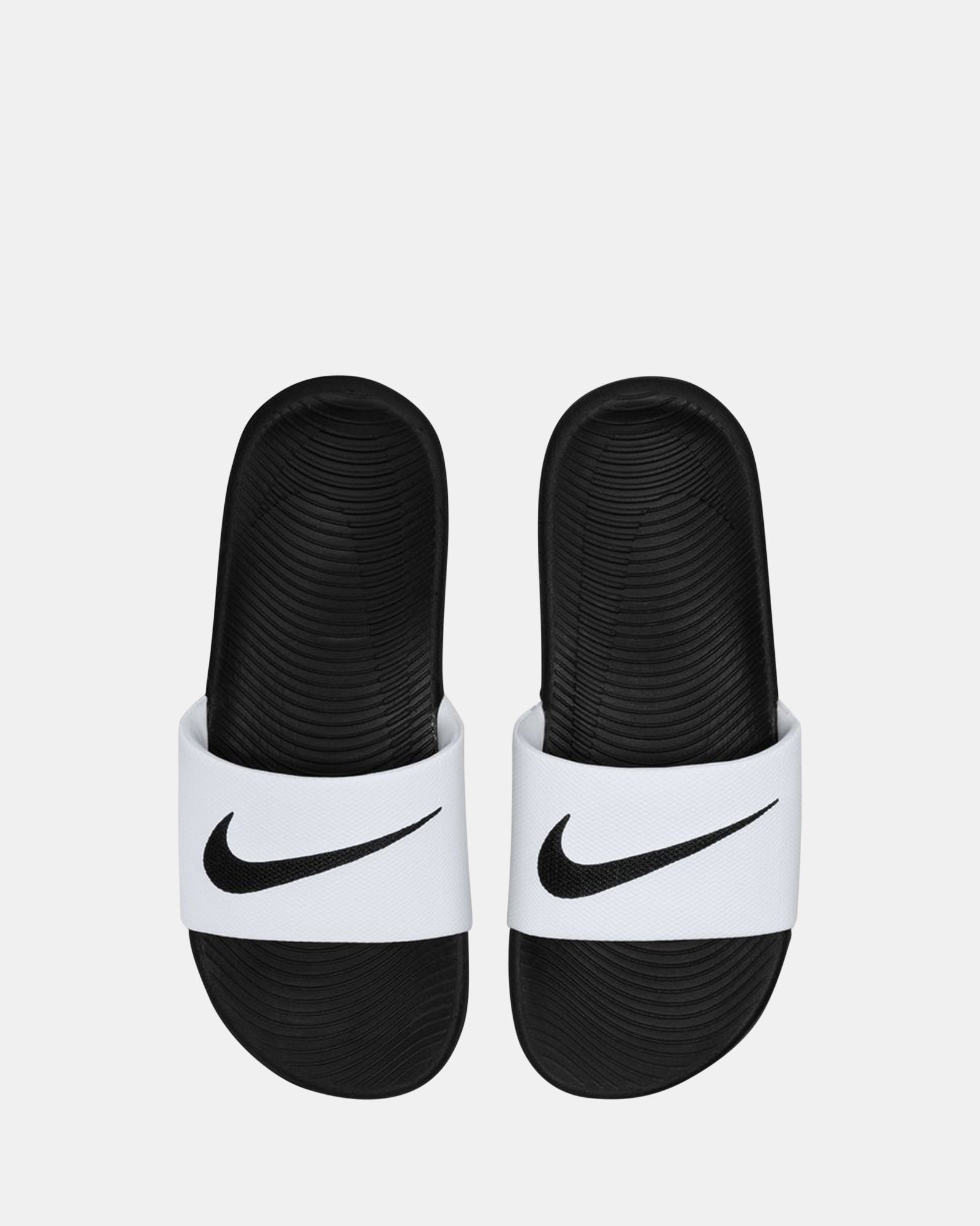 Buy Nike Kawa Slides White/Black Shoes Sox - Main Image