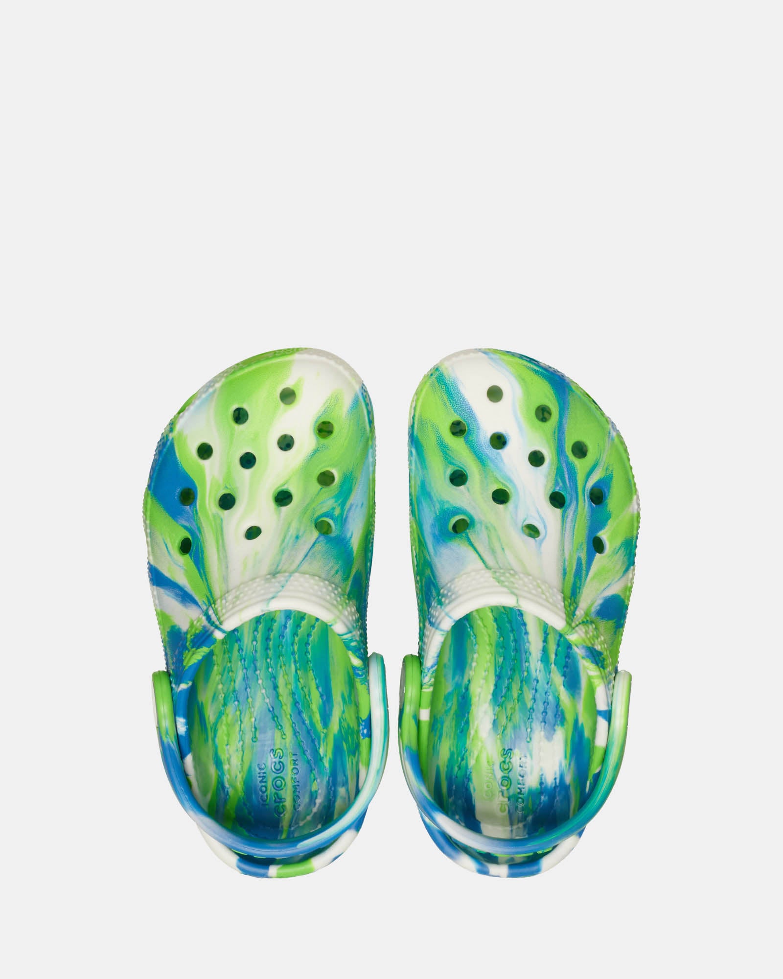 Buy Crocs Classic Glow Marble Clog Infant Prep Blue/Multi Shoes