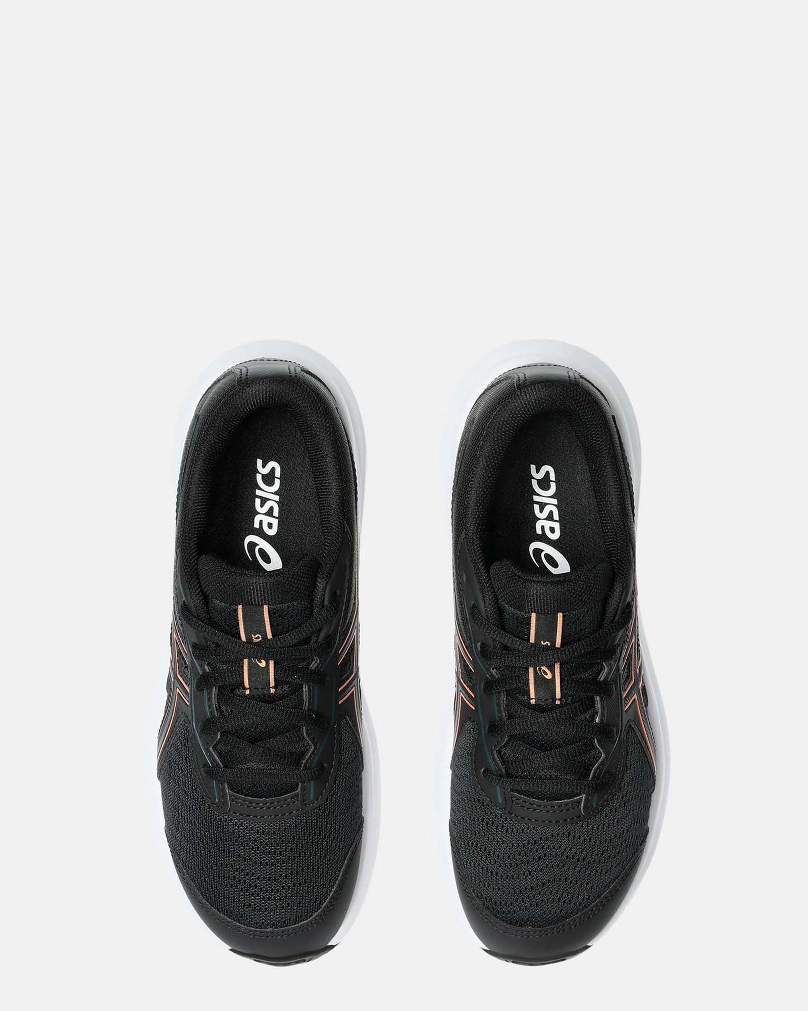 Buy Asics Contend Grade School Black/Saxon Green Shoes Sox