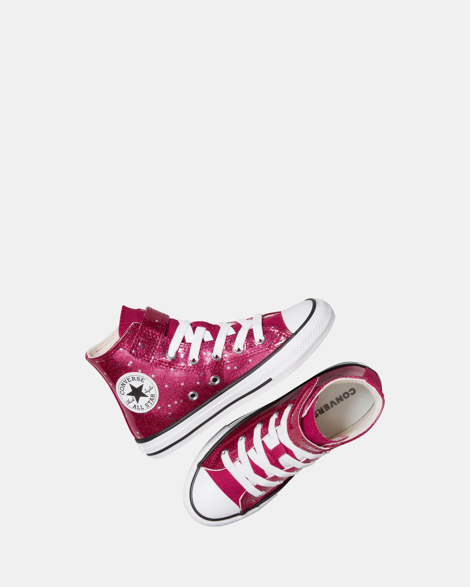 Ct As Hi Glitter Stars Yth G Sporty Berry/White – Shoes Sox