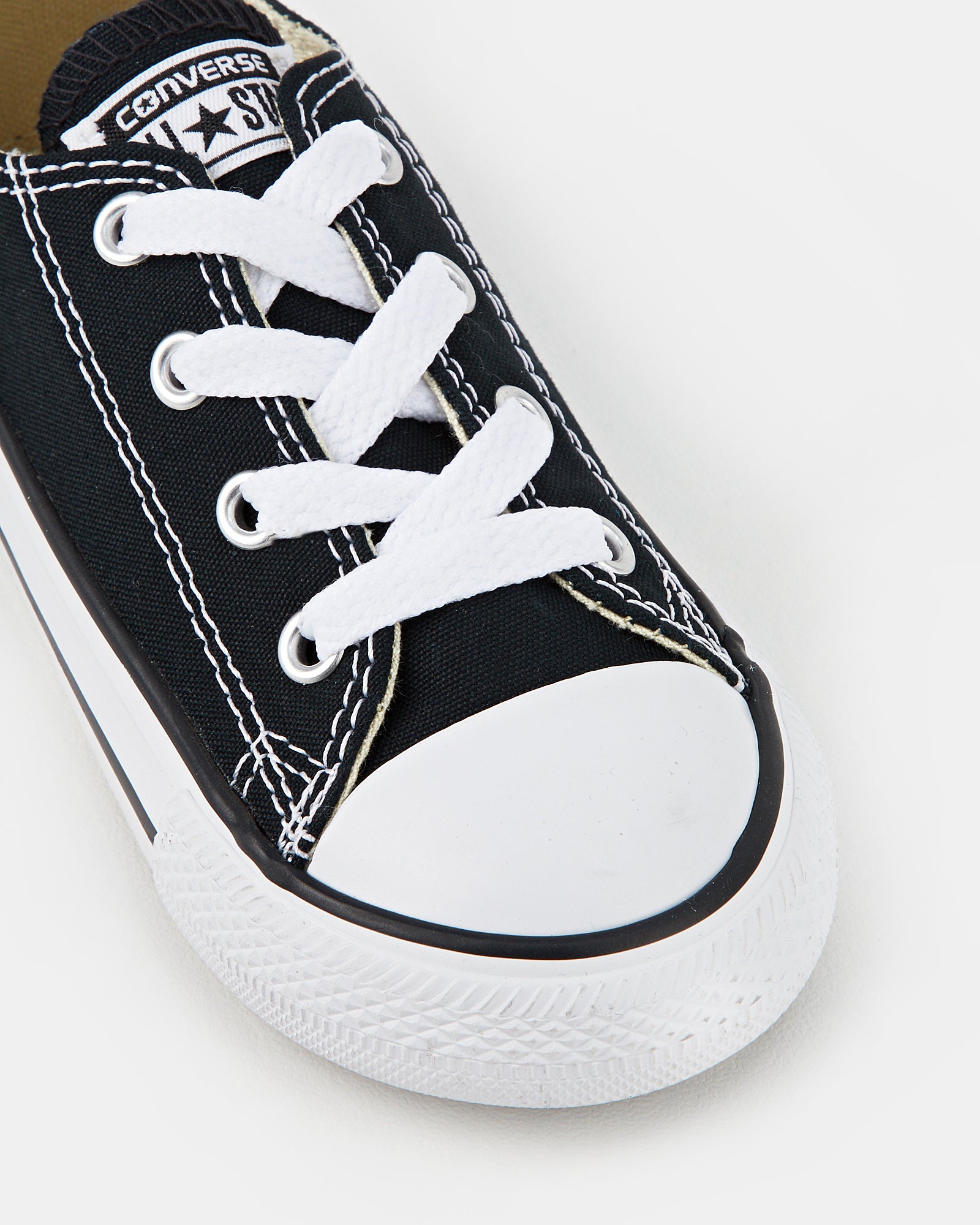 Chuck Taylor All Star Core Ox Infant Black Shoes Sox