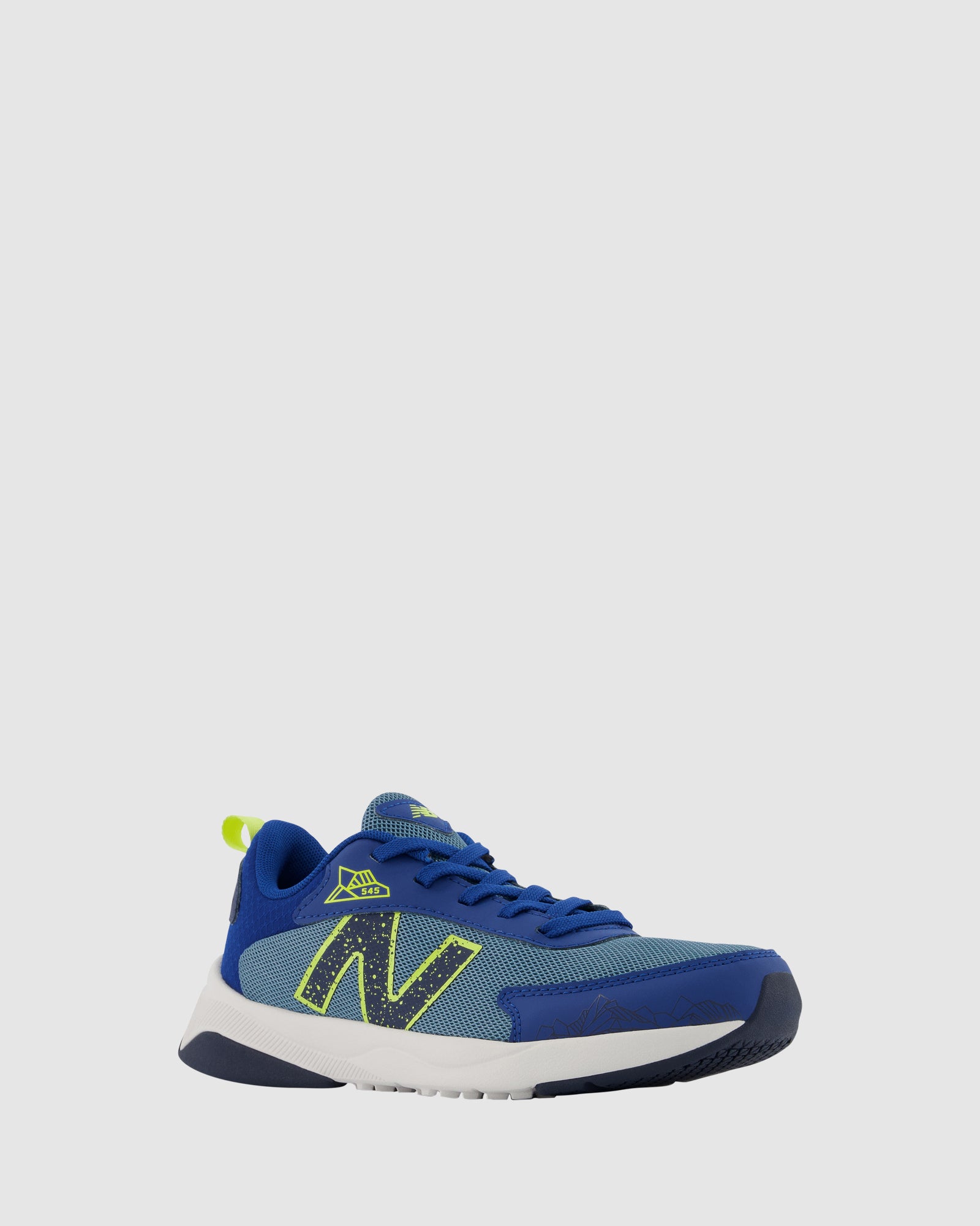 545 Laces Grade School Blue/Lime