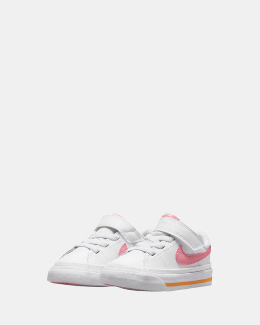 Court Legacy Infant White/Coral Chalk/Laser Orange