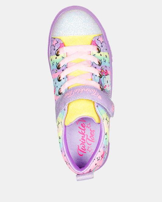 Twinkle Toes Sparkle Unicorn Burst Youth Lavender/Multi