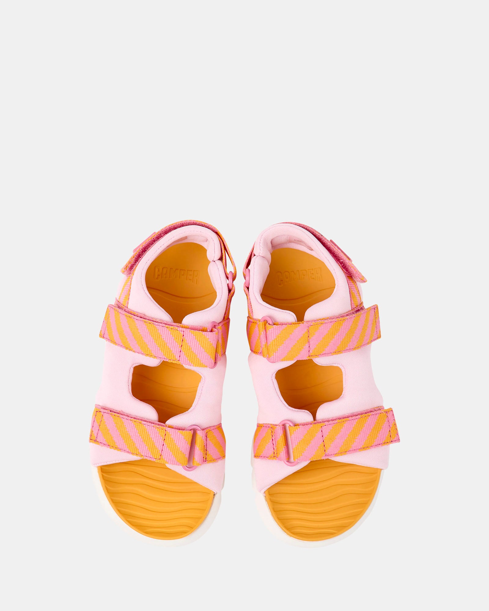 Oruga Sandal Youth Pink Stripe