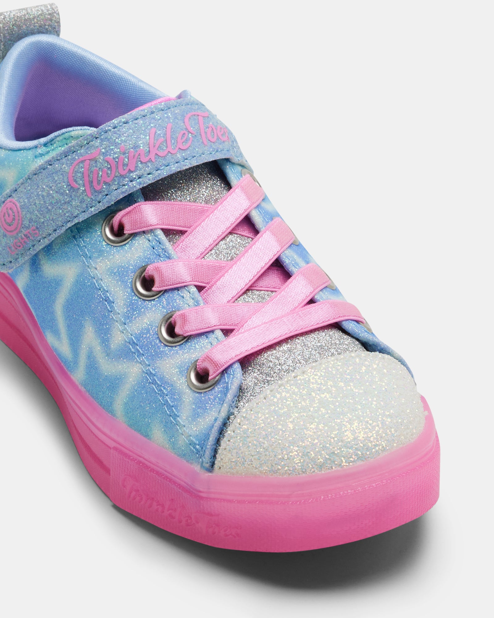 Twinkle Toes Dreamsicle Youth Light Blue Multi Shoes Sox