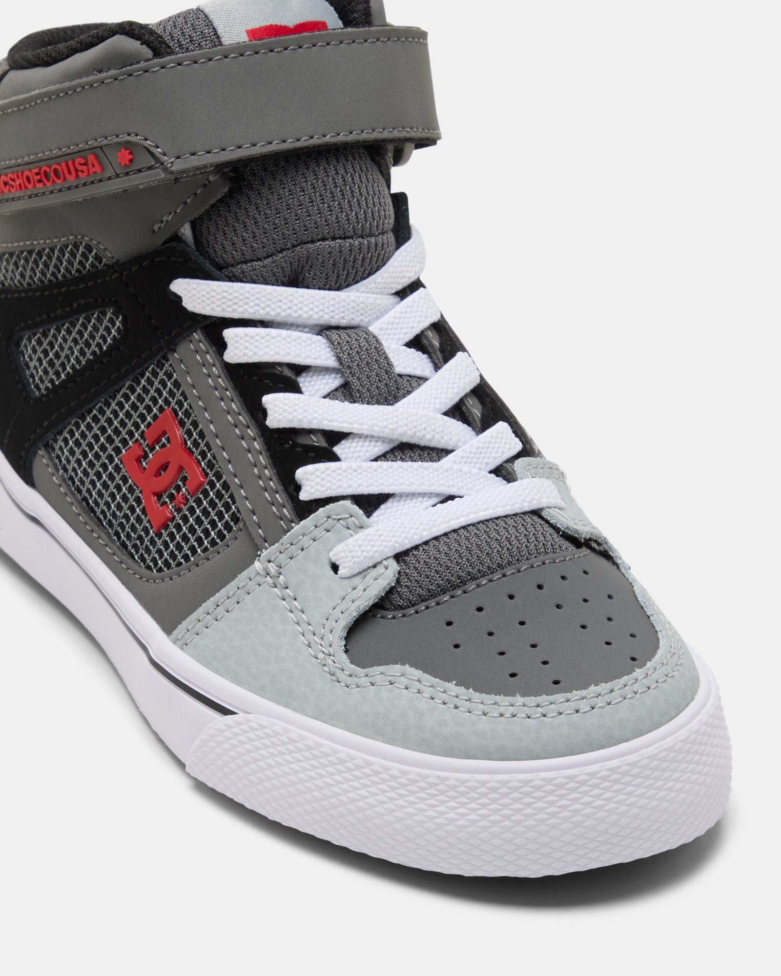 Pure High-Top EV Heather Grey/Red