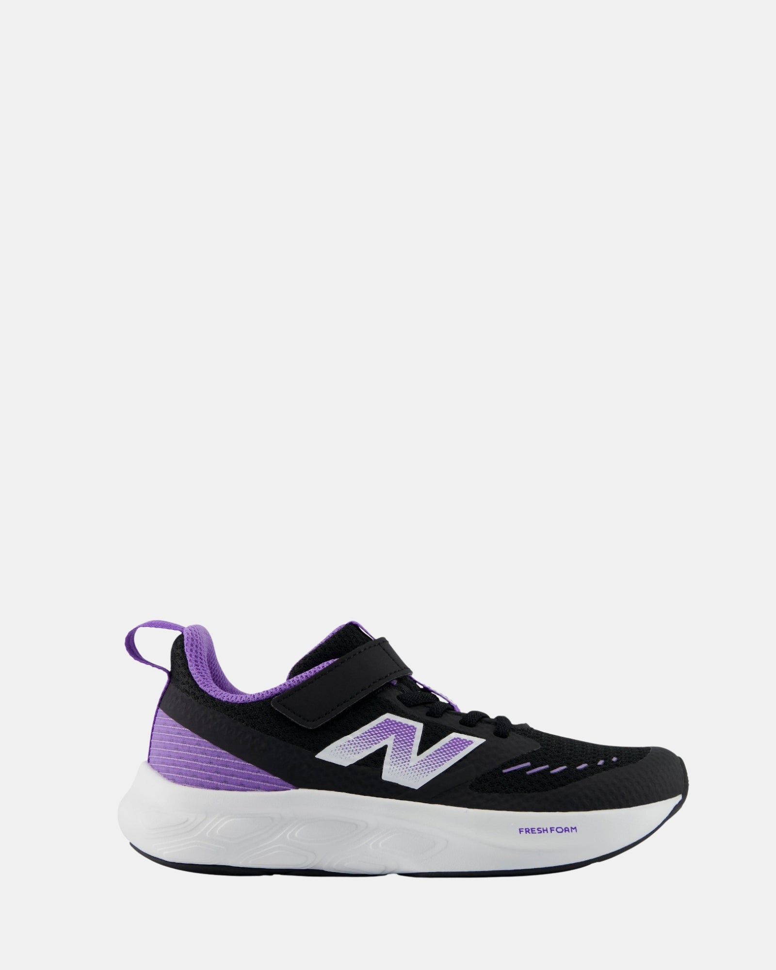625 Self-Fastening Pre-School Black/Violet