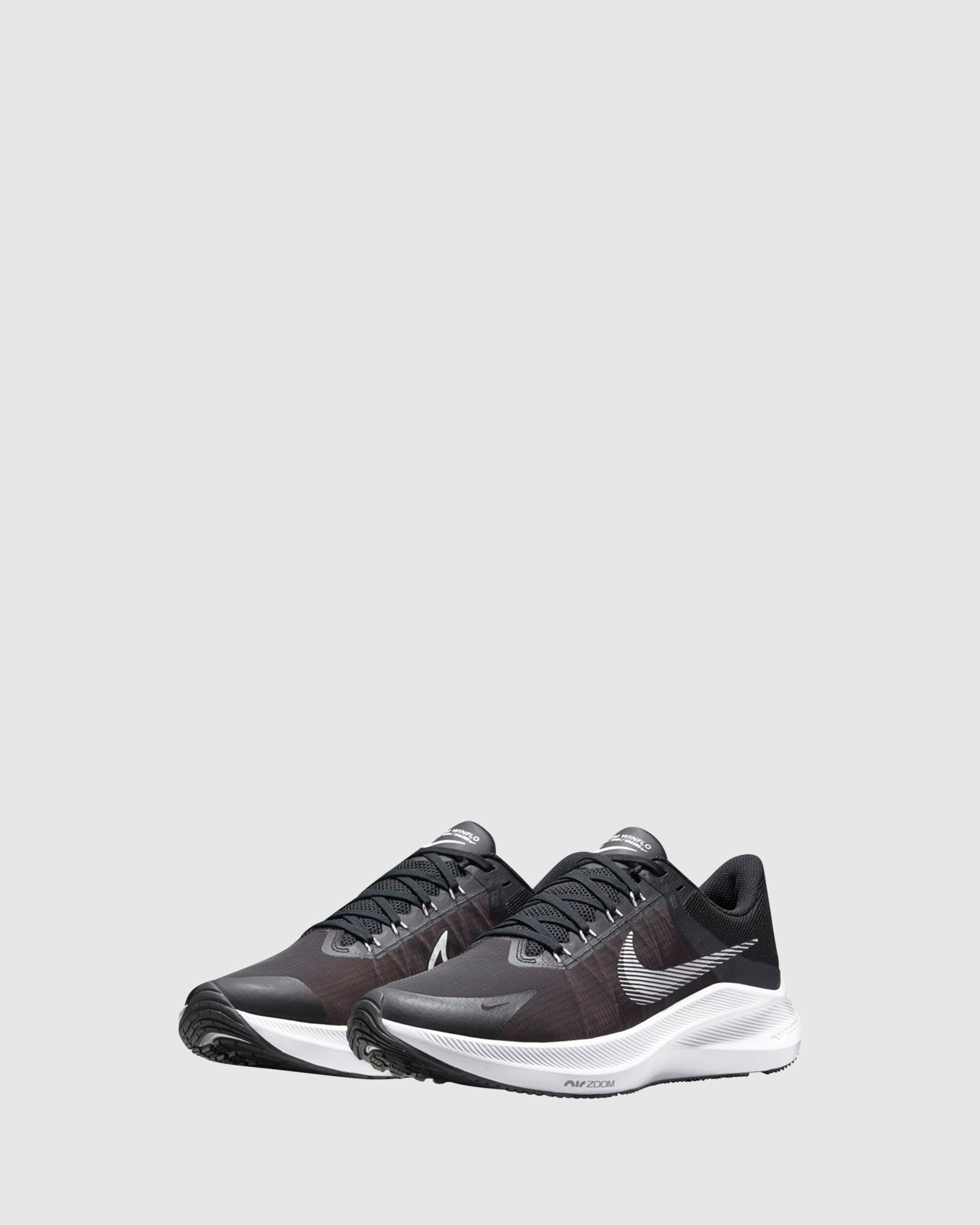 Zoom Winflo 8 Adult Black/White/Dk Smoke Grey