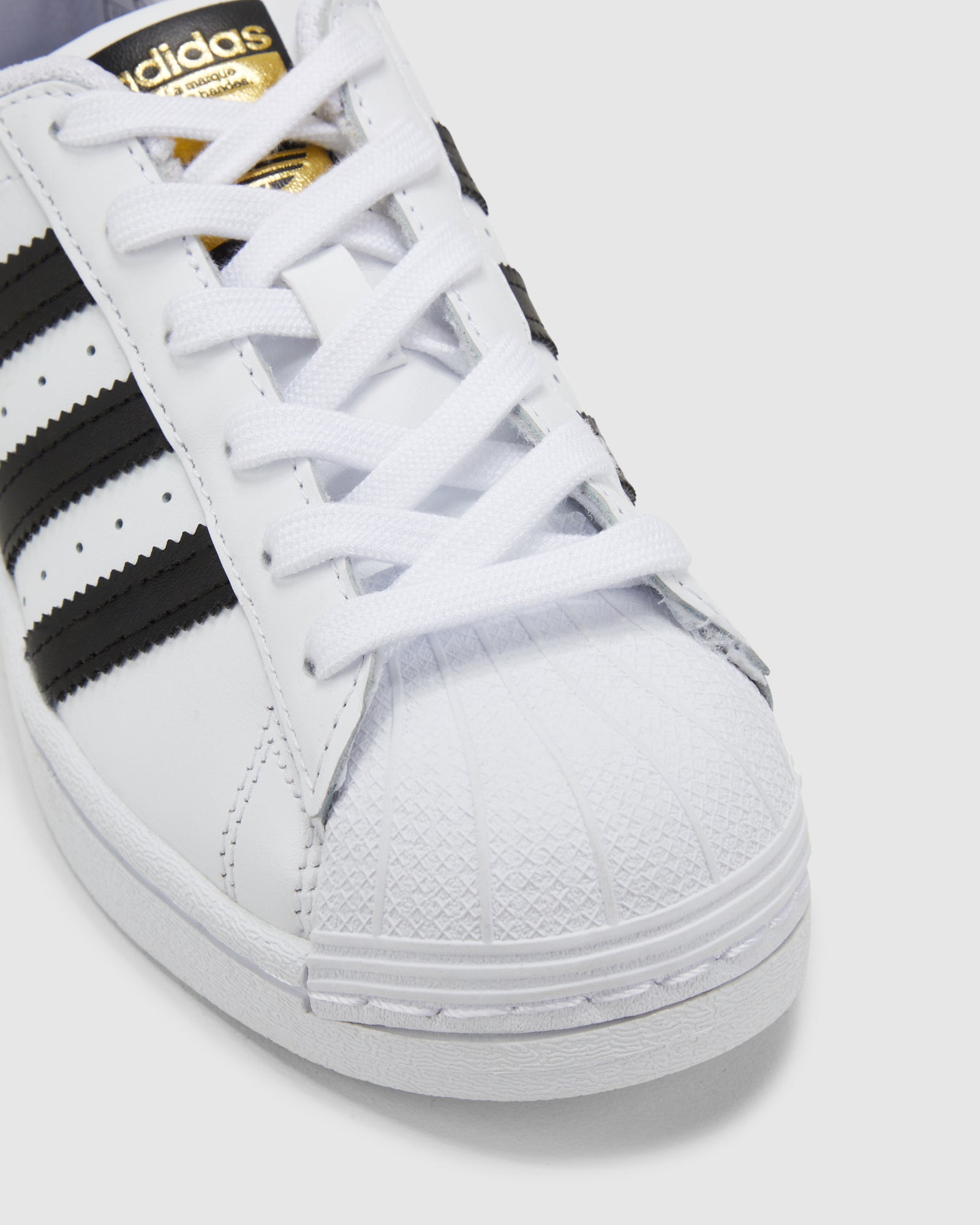 Superstar Foundation II Grade School White/Black