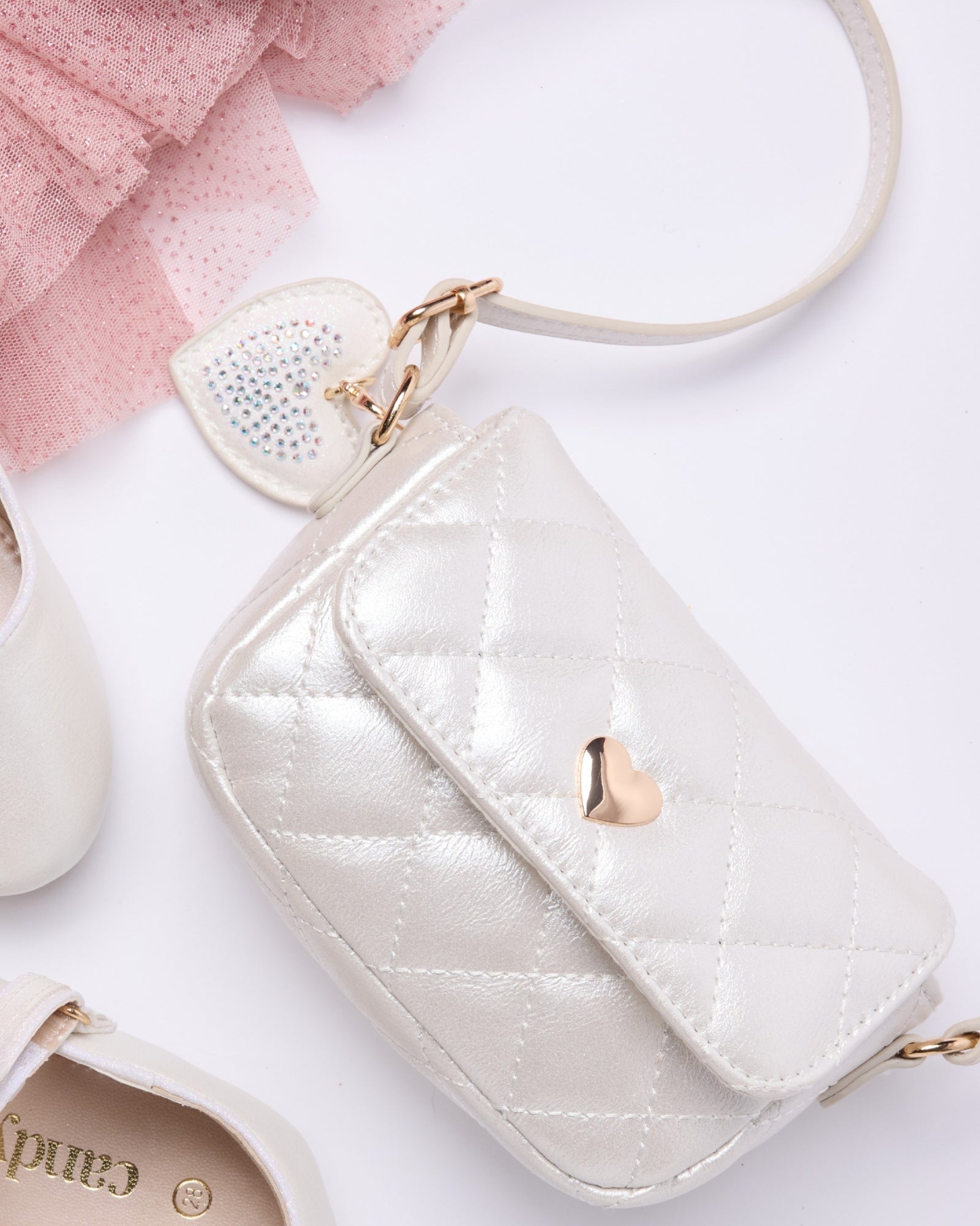Camilla Mini Bag White Pearl