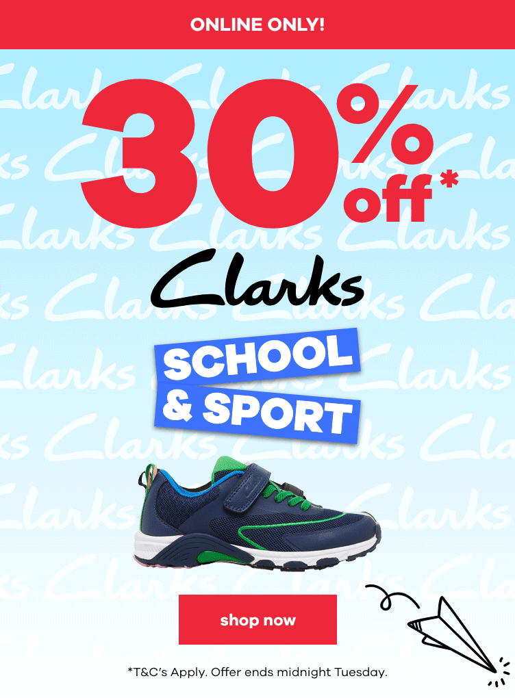 Clarks first 2025 walkers australia