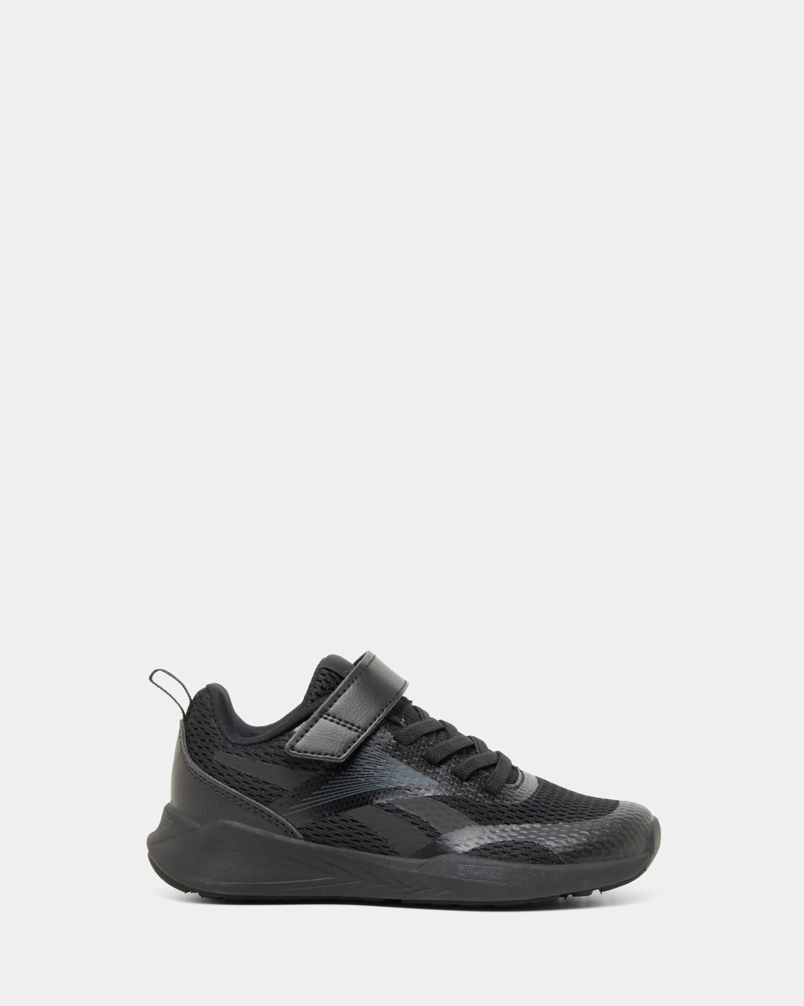 Energen Run Elastic Lace And Top Black/Black/Grey 6
