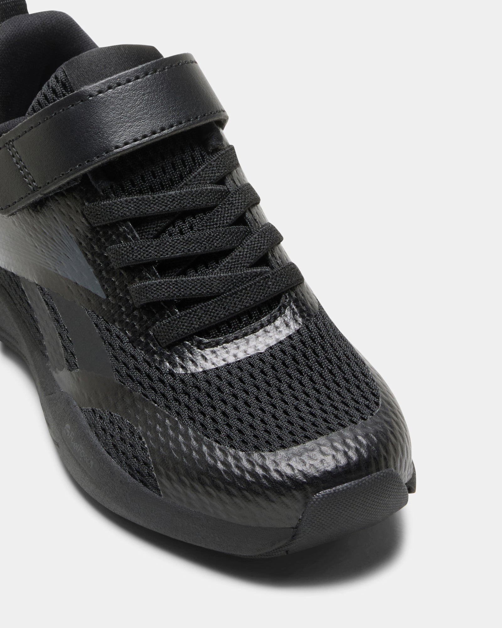 Energen Run Elastic Lace And Top Black/Black/Grey 6