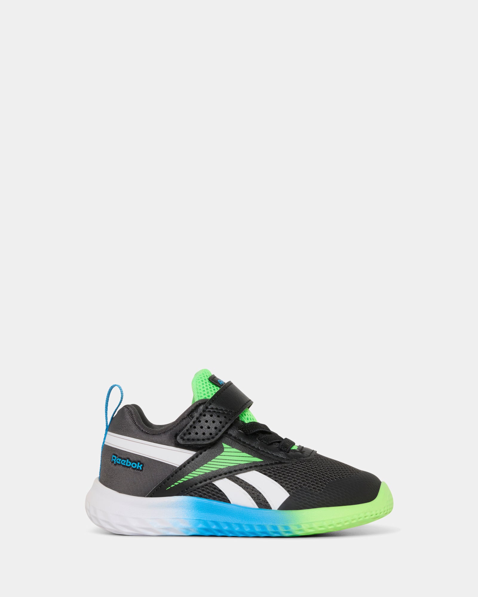 Rush Runner 5 Inf B Black/Solar Lime/Always Blue