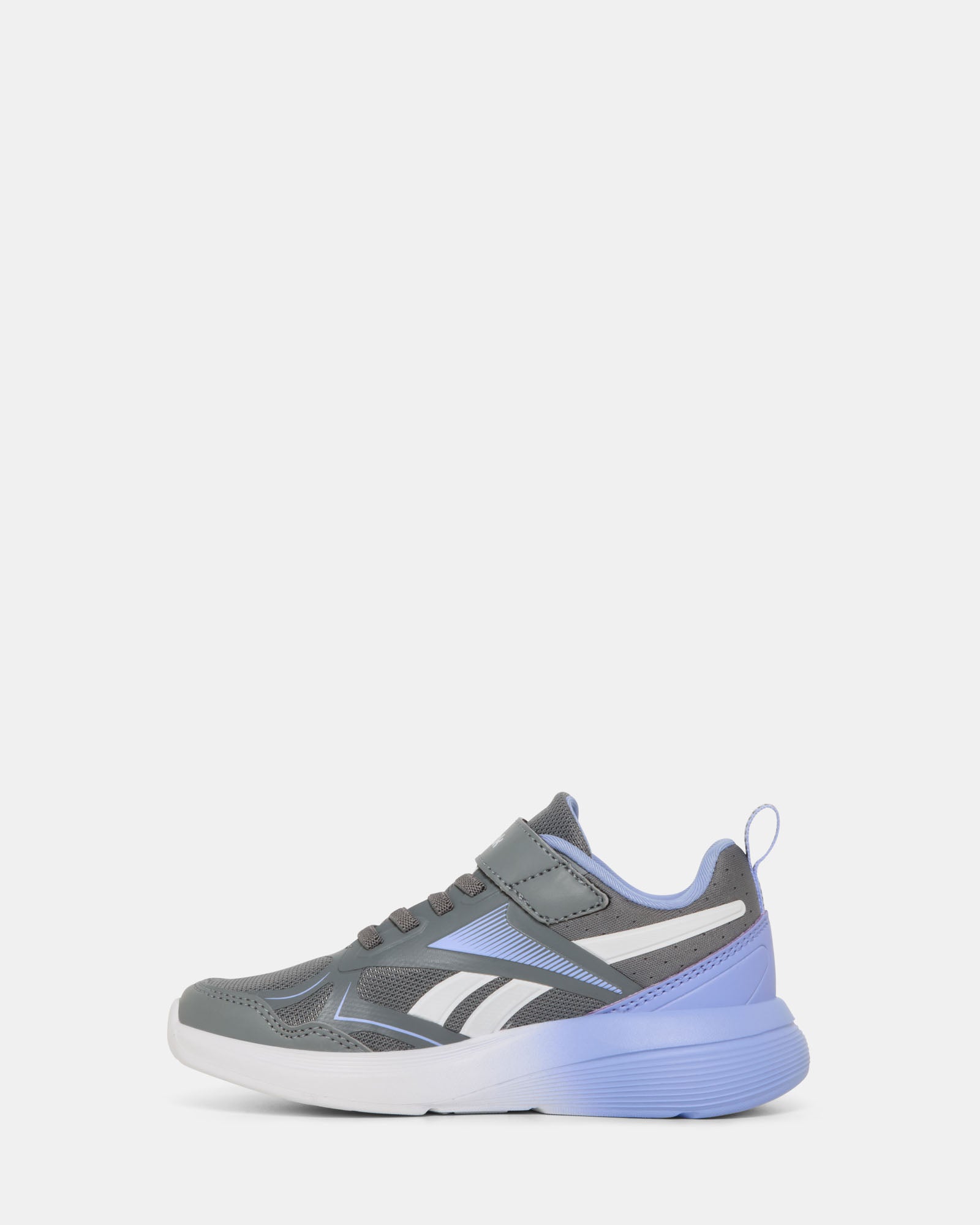 Rush Run 6.0 Elastic Lace And Top Strap Grey 4/Lilac Glow/Ftwr White