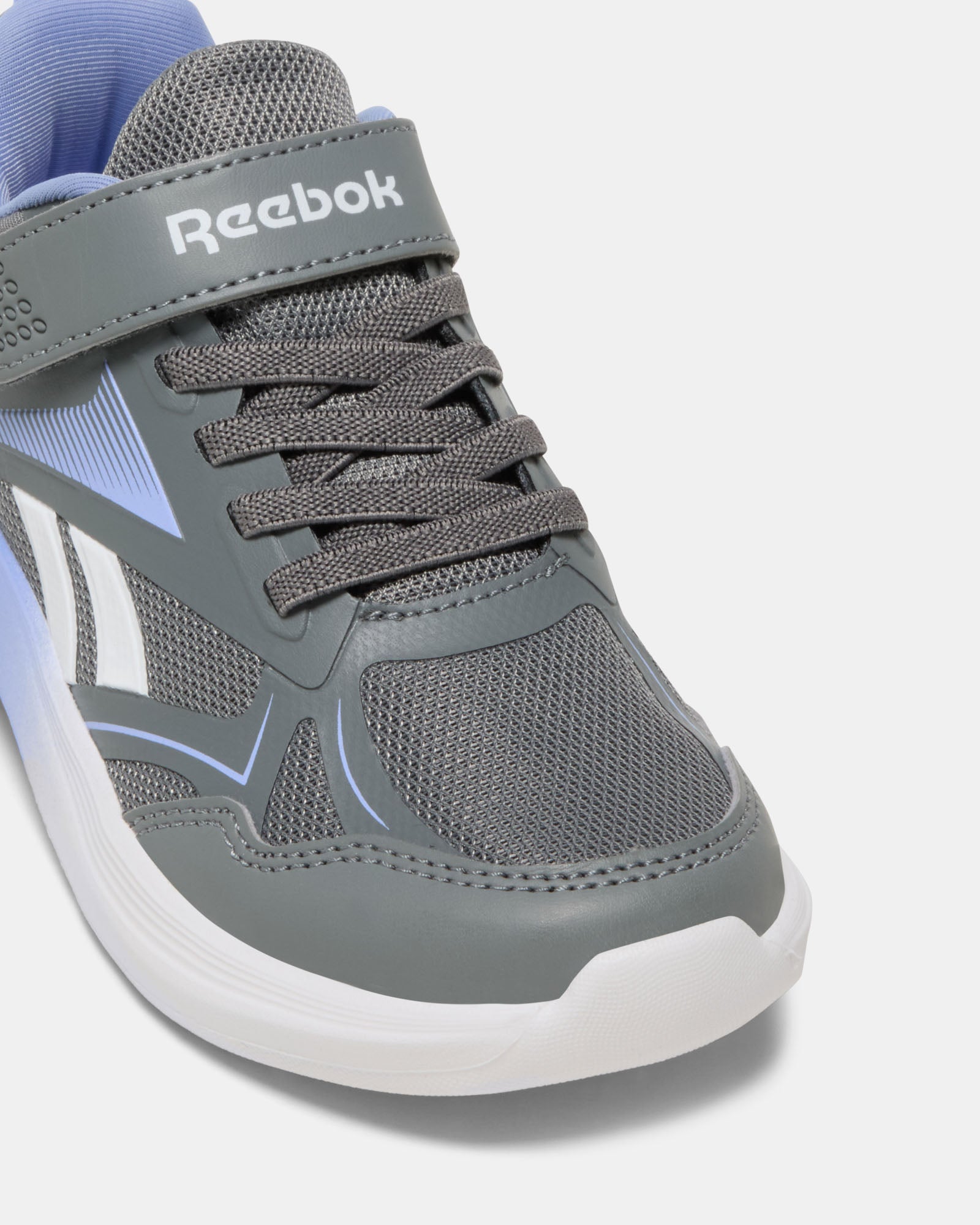 Rush Run 6.0 Elastic Lace And Top Strap Grey 4/Lilac Glow/Ftwr White