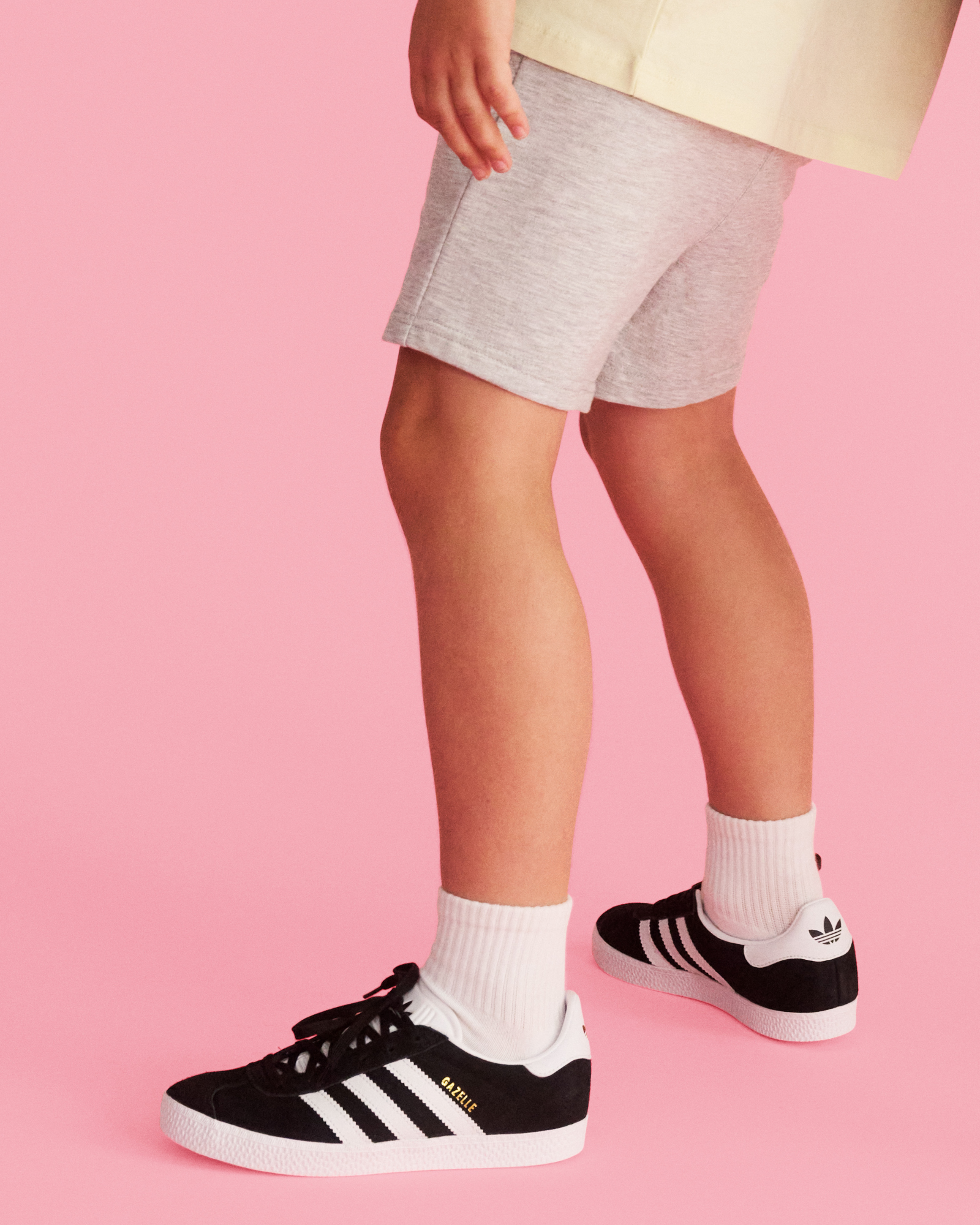 Gazelle Grade School Black/White Shoes & Sox Gazelle Grade School Black/White Shoes & Sox