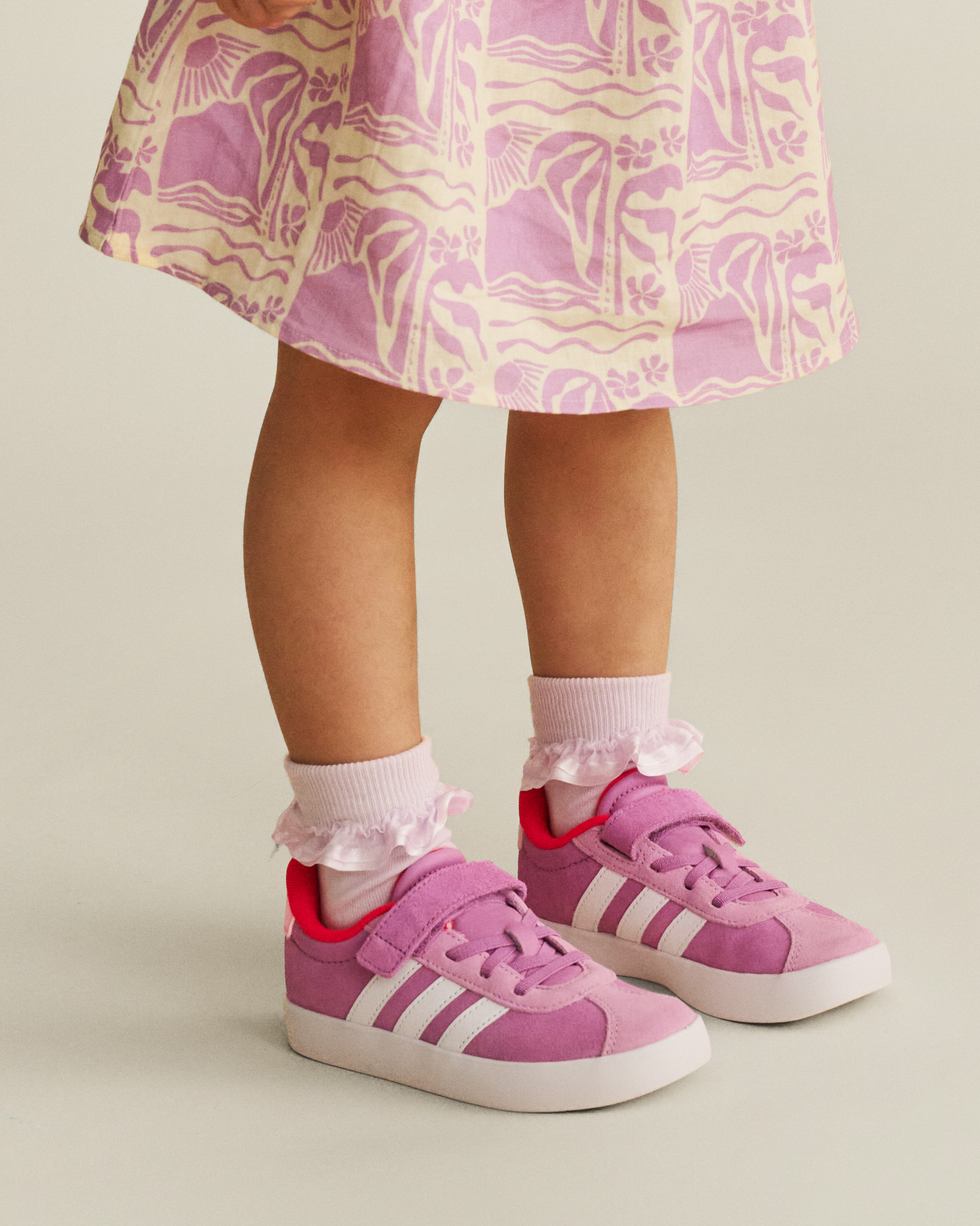 Vl Court 3.0 Self-Fastening Pre-School Preloved Purple/White