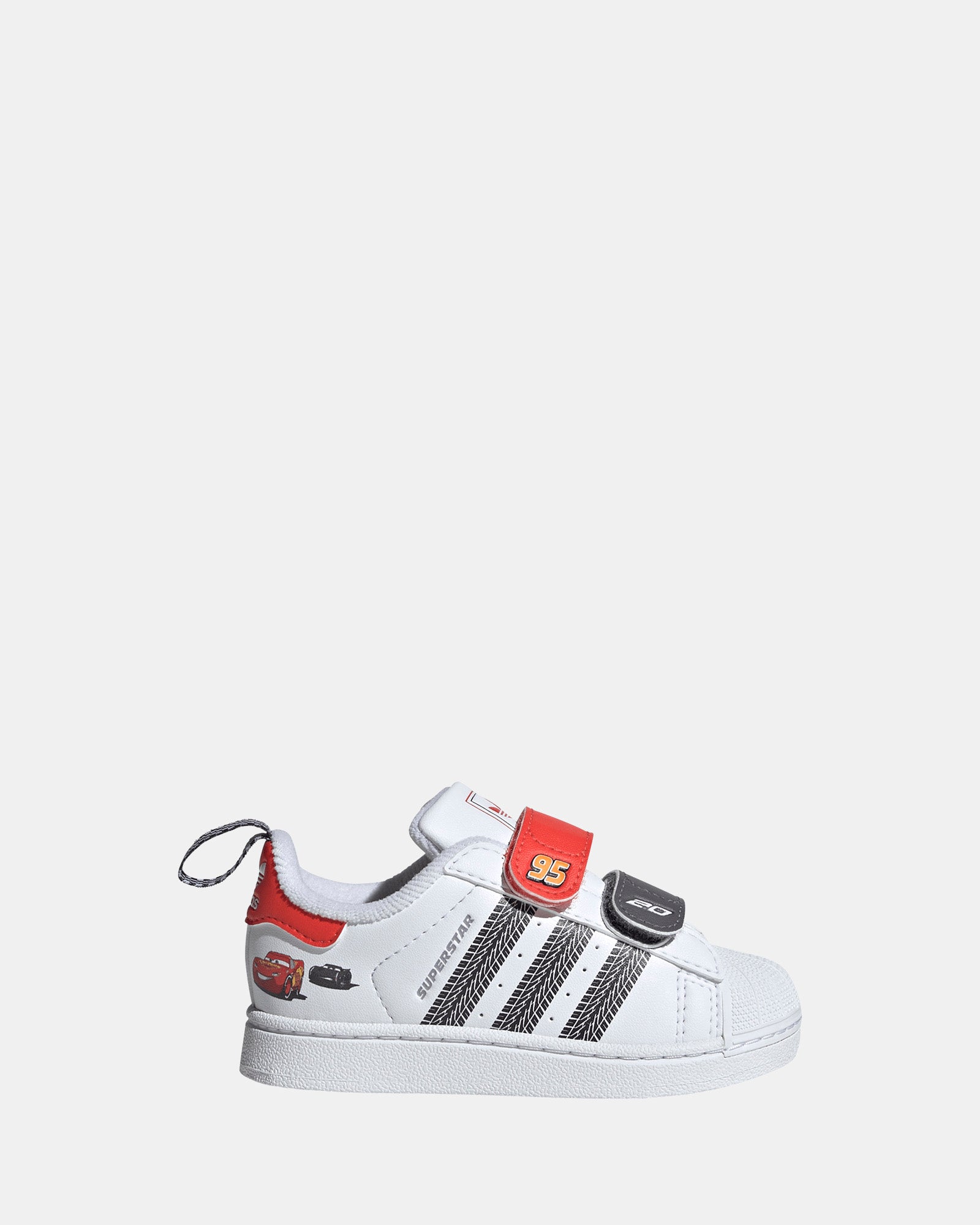 Superstar Ii Infant White/Bright Red