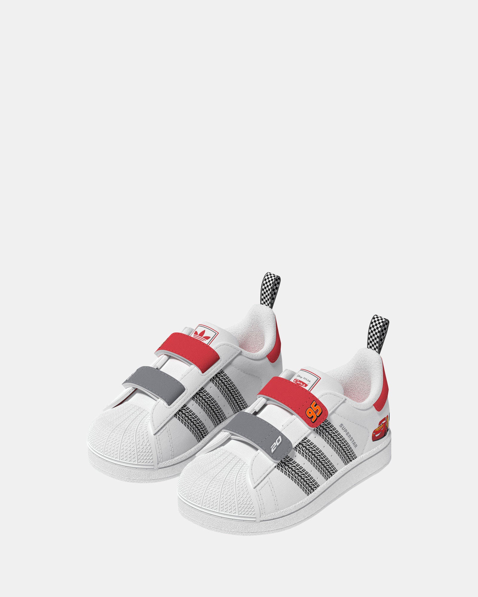 Superstar Ii Infant White/Bright Red