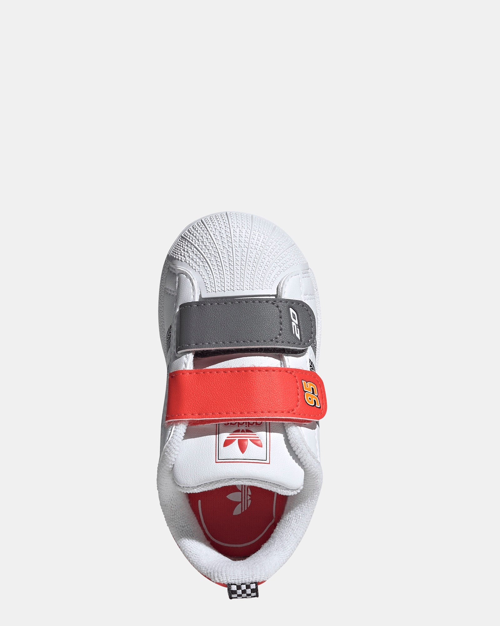 Superstar Ii Infant White/Bright Red