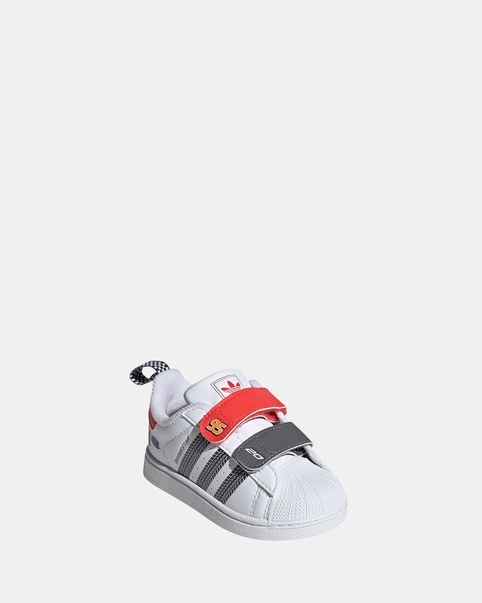 Superstar Ii Infant White/Bright Red