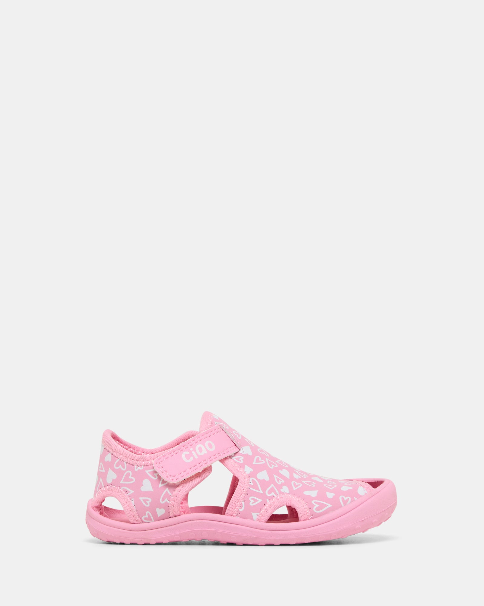 Hearts Beach Sandal Pink/White