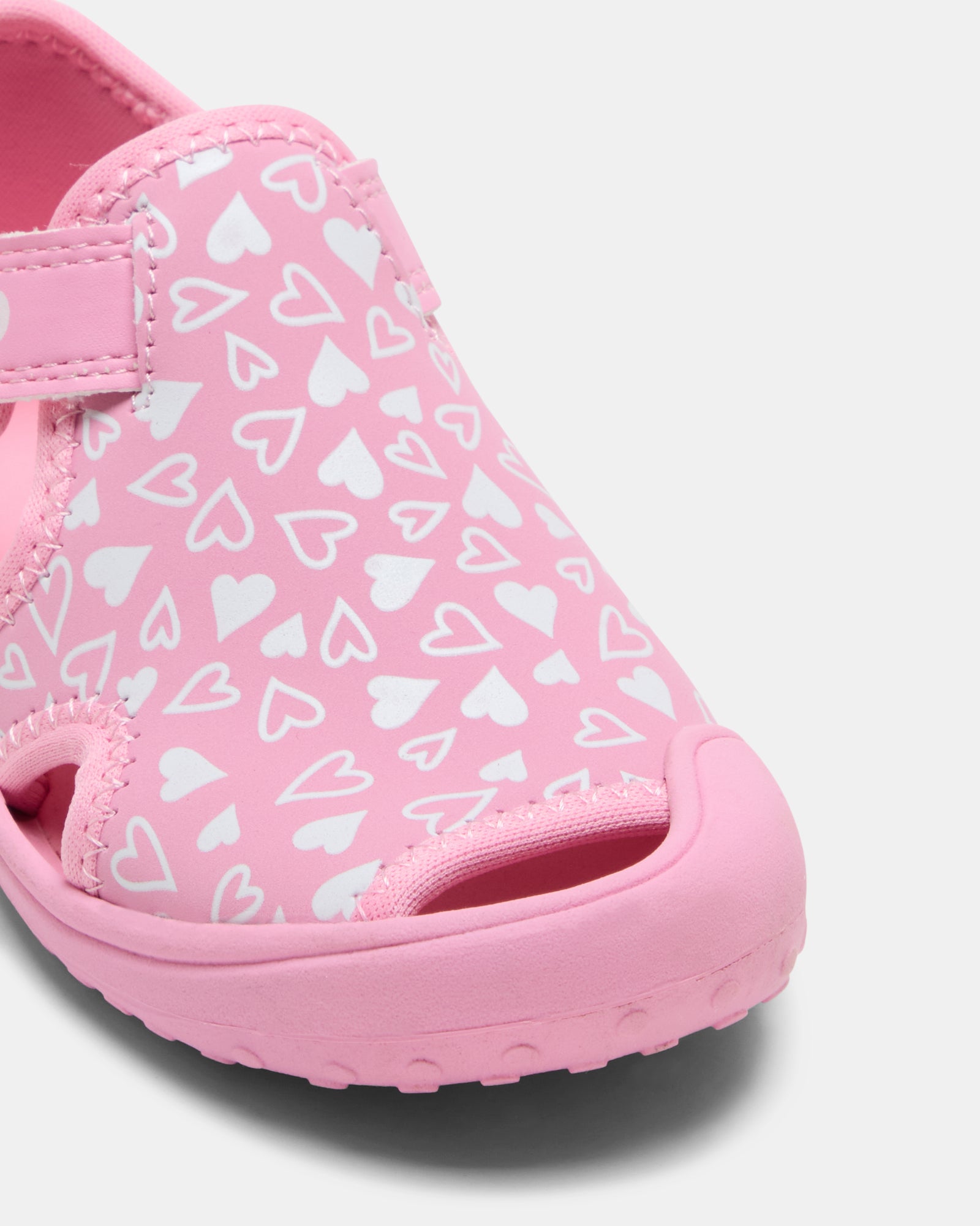 Hearts Beach Sandal Pink/White