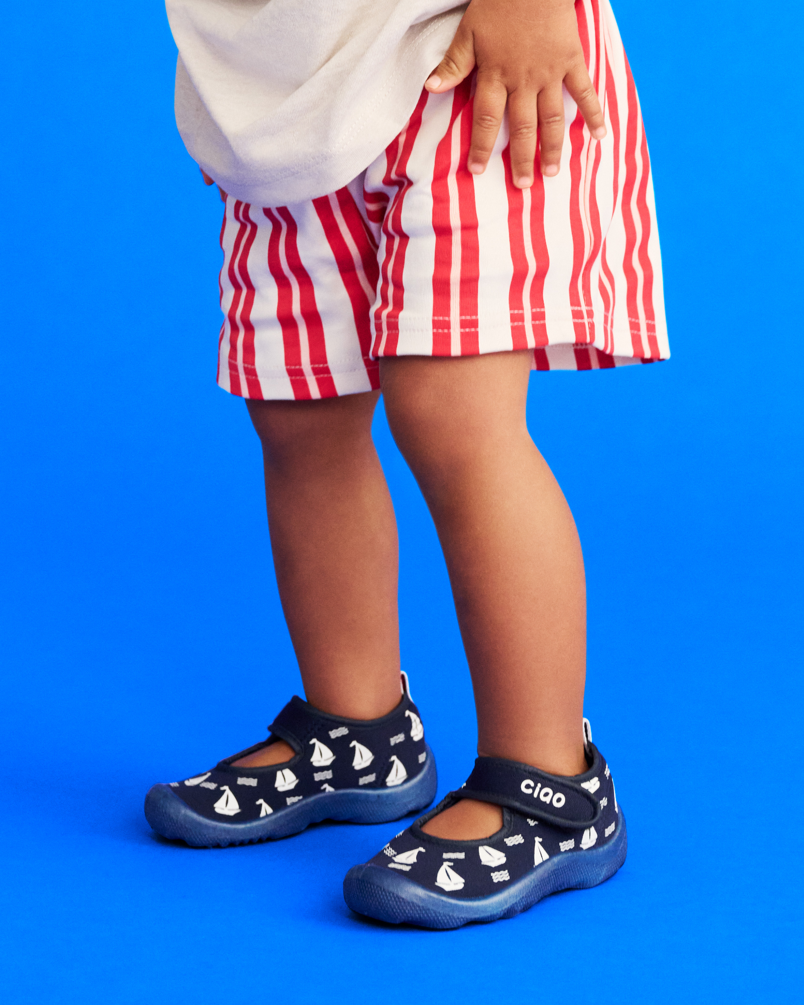 Beach Ahoy B Navy/White