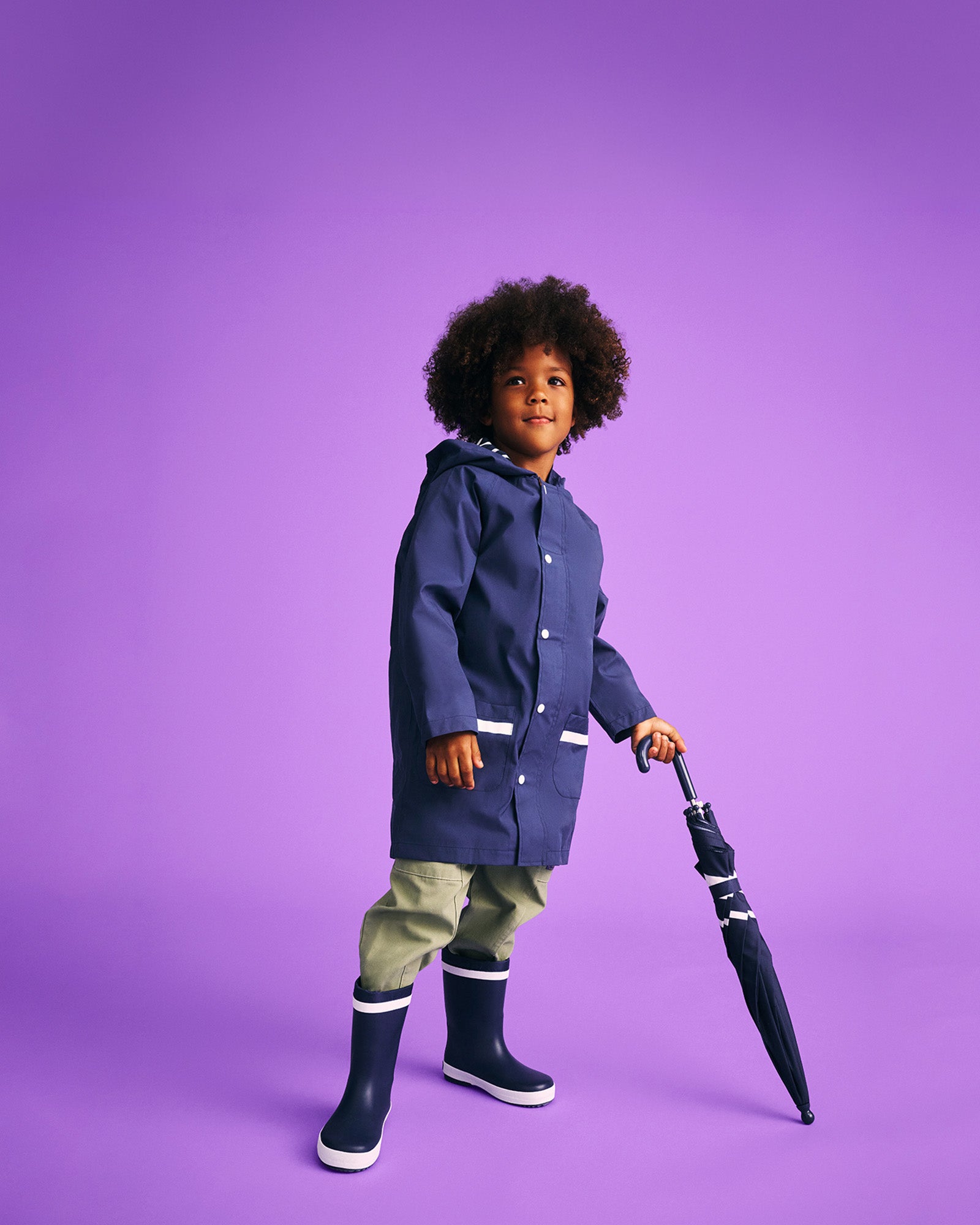 Raincoat B Stride Navy