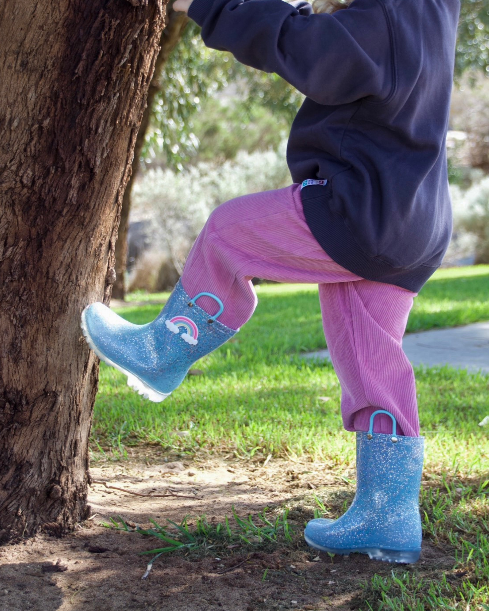 Calli Sparkle Gumboot G Light Turquoise